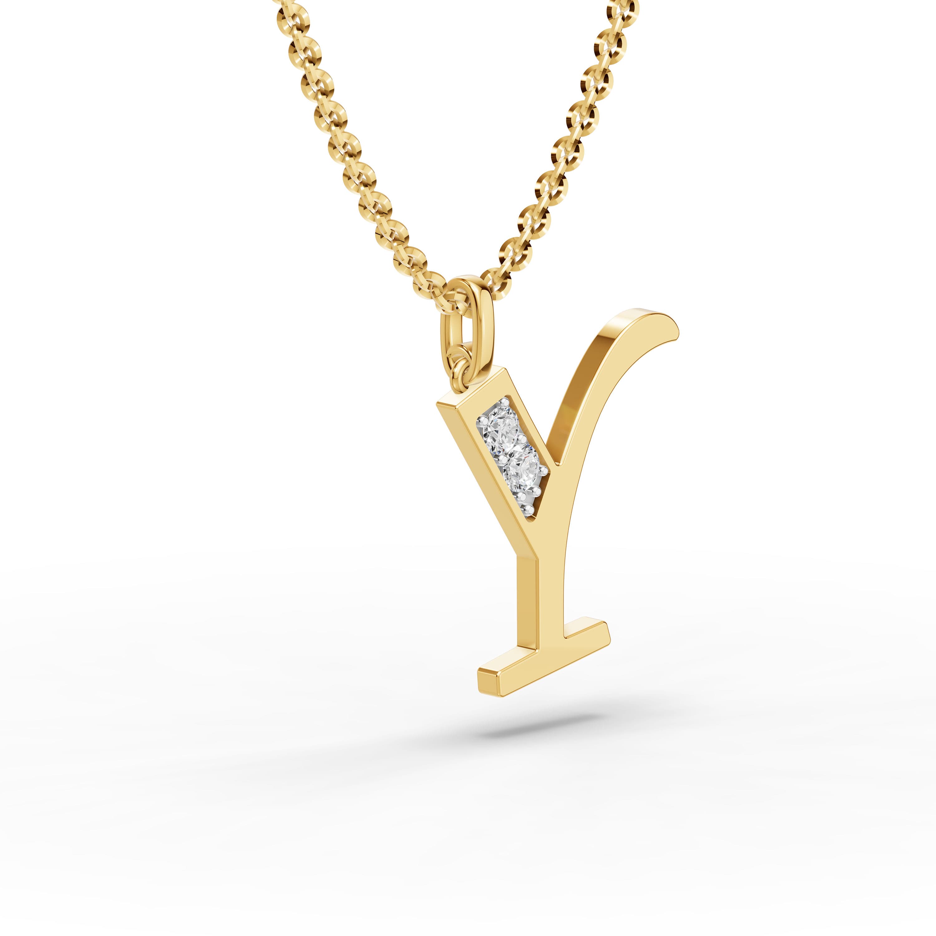 Y Initial Script Pendant
