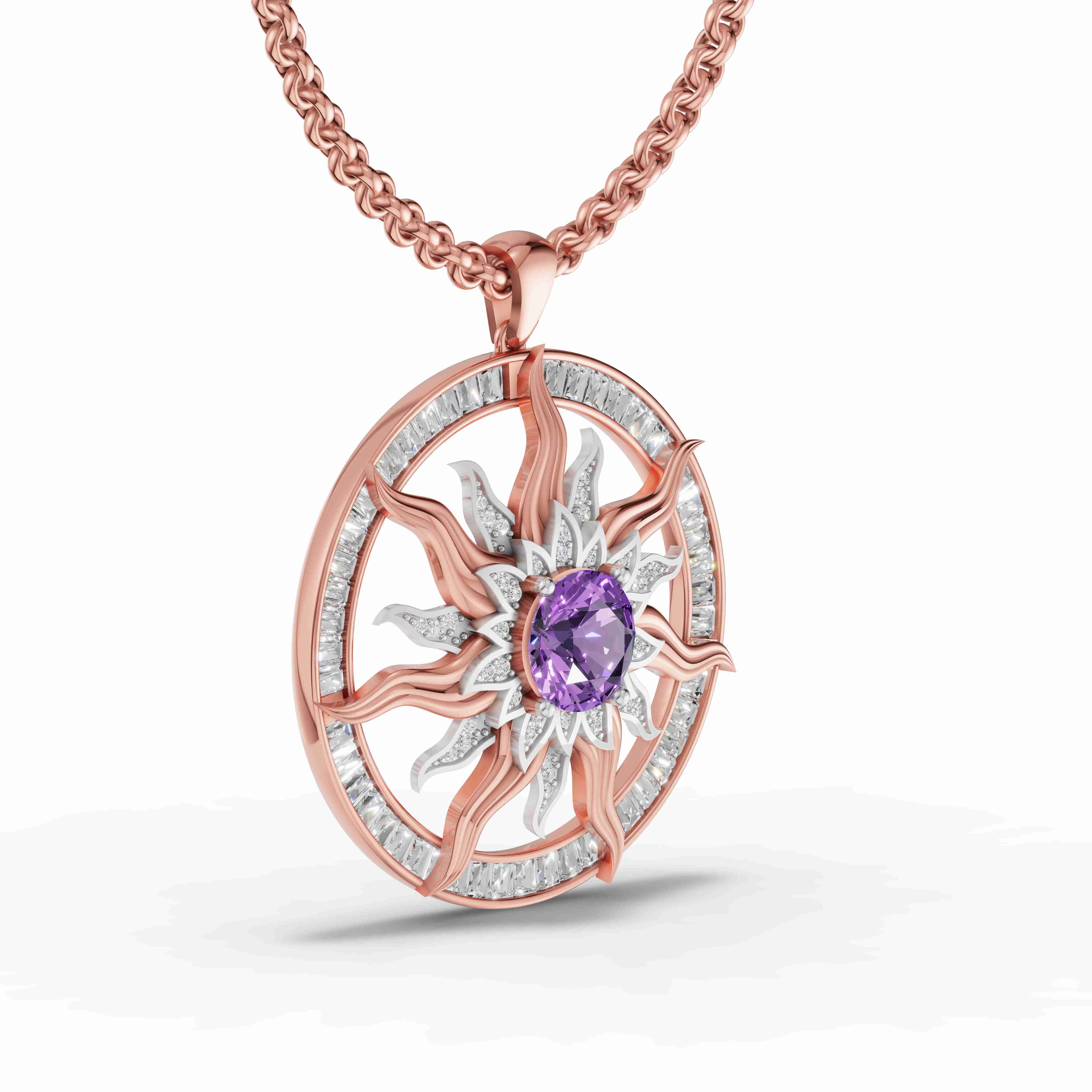 Filament Baguette Statement Pendant