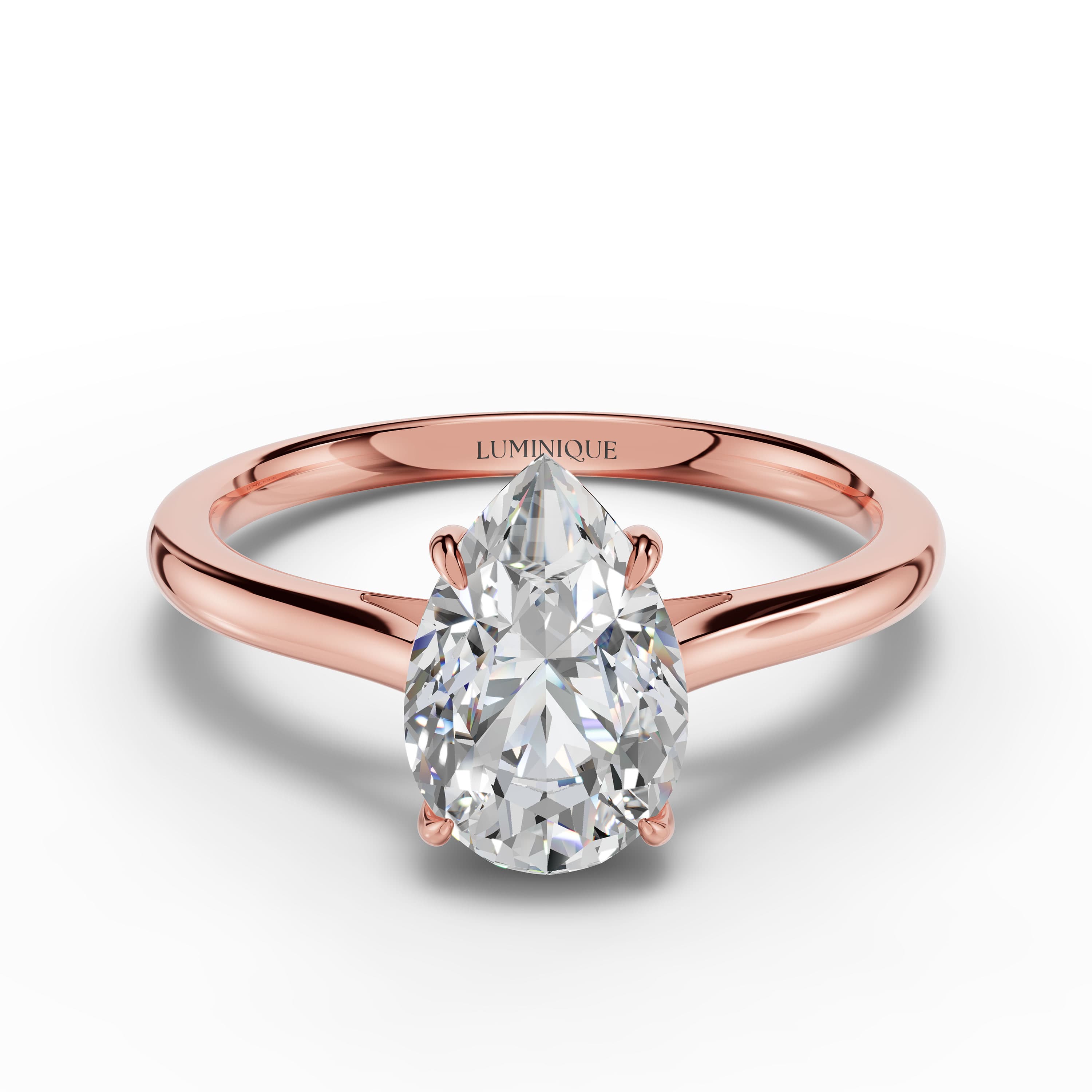 N°05 Pear Solitaire Ring