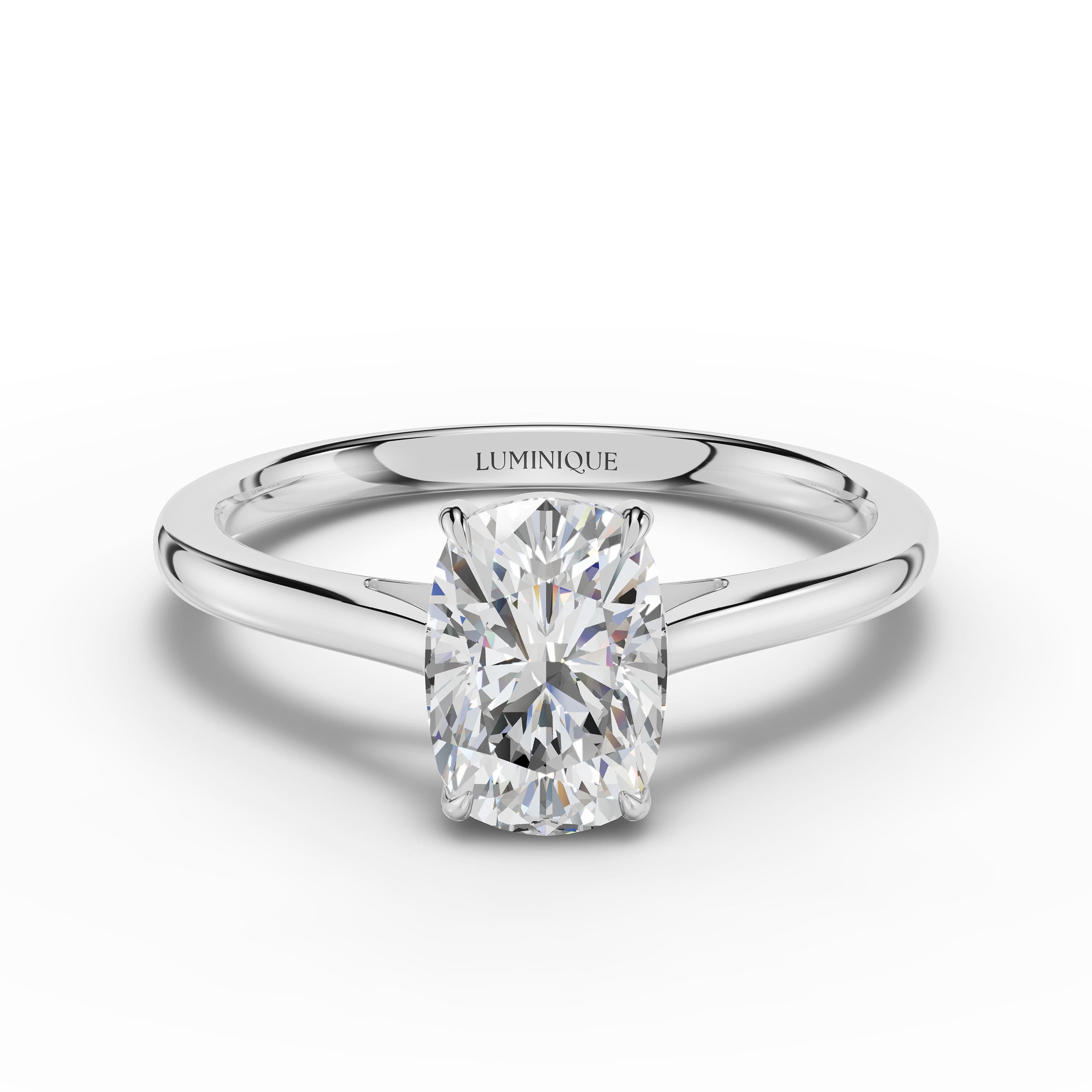 N°08 Cushion Solitaire Ring