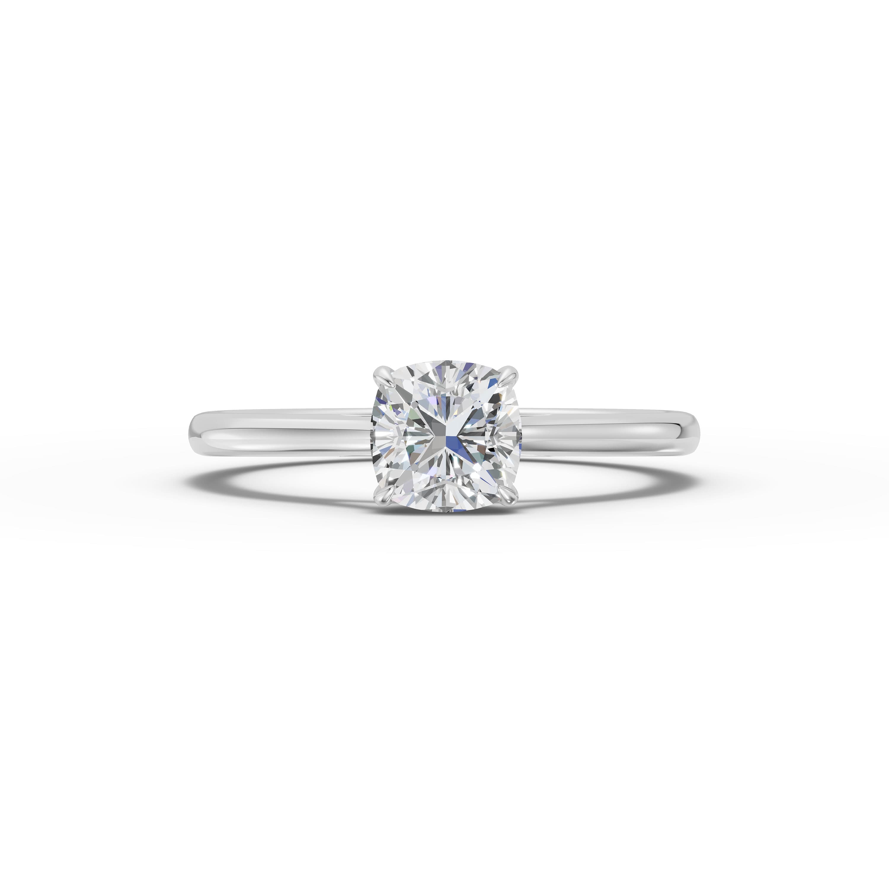 N°09 Cushion Solitaire Ring