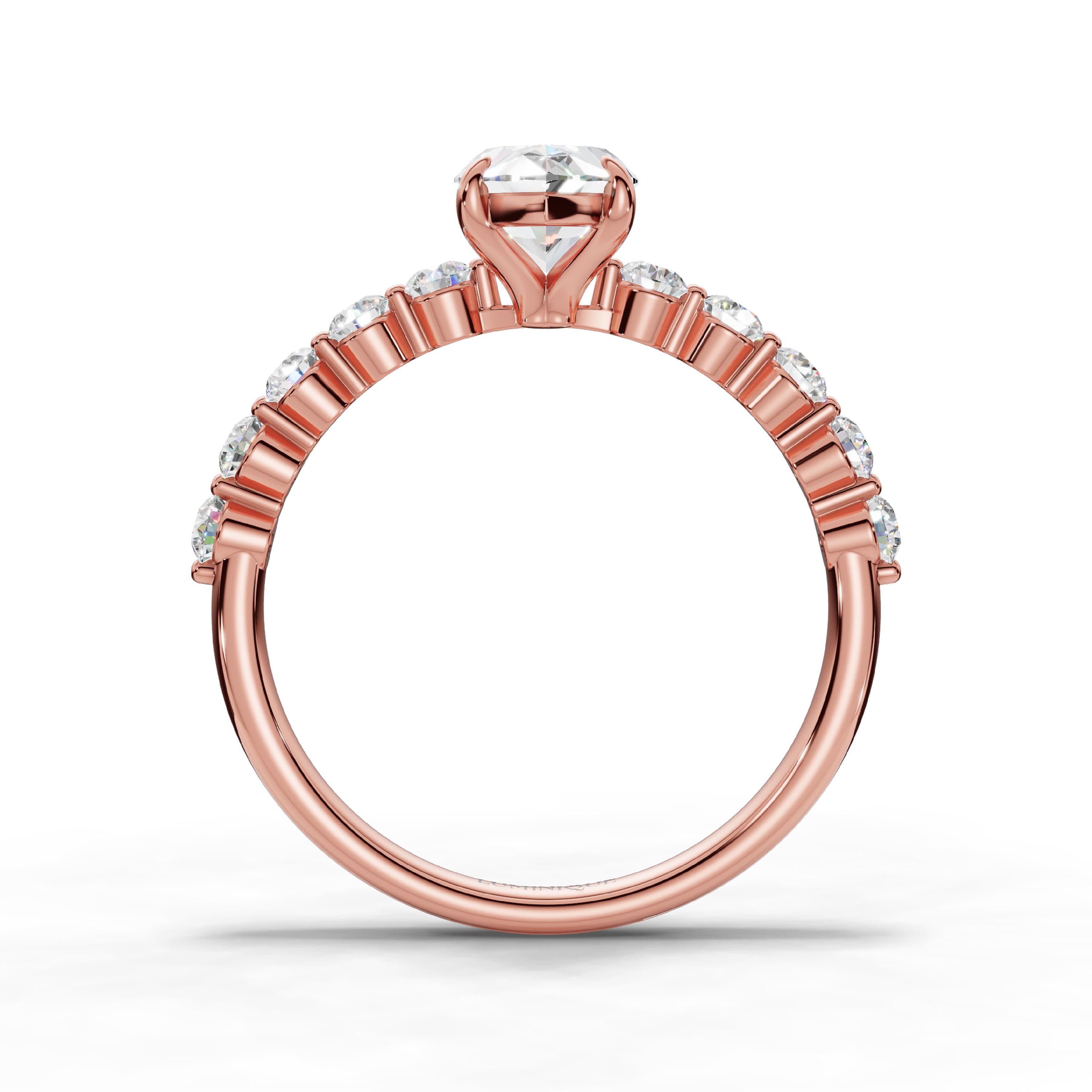 Veil Marquise Halo Ring