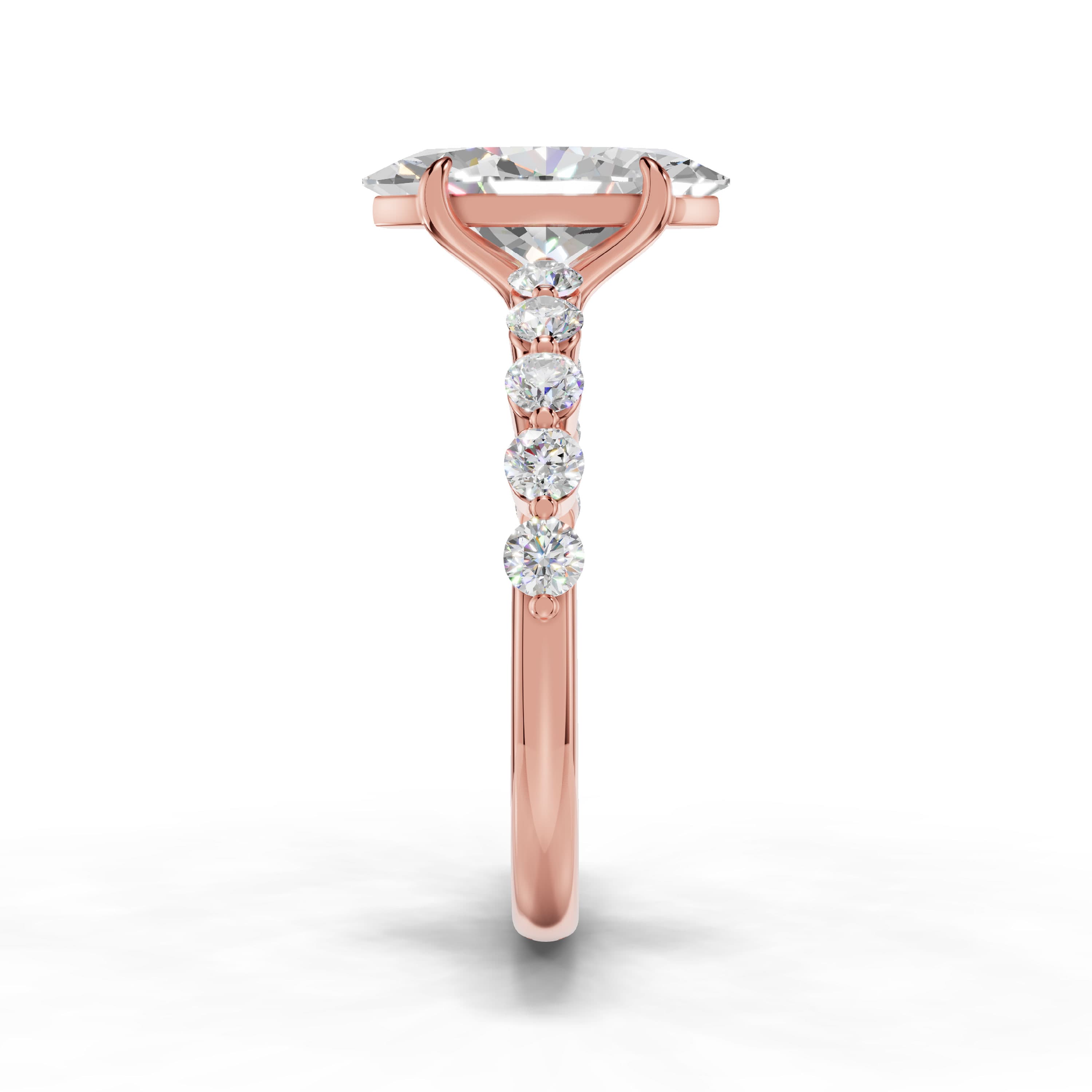 Veil Marquise Halo Ring