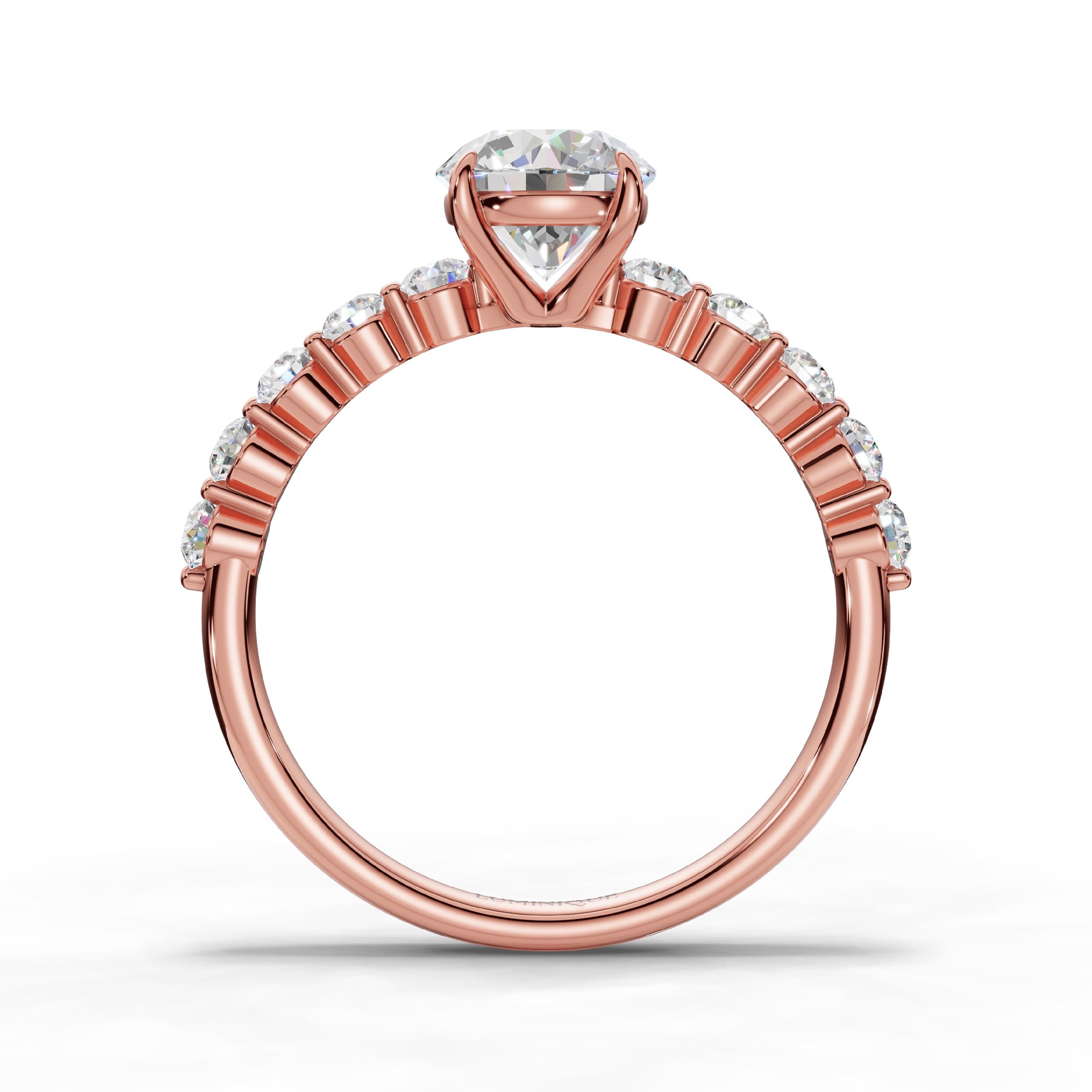 Petal Round Cluster Ring