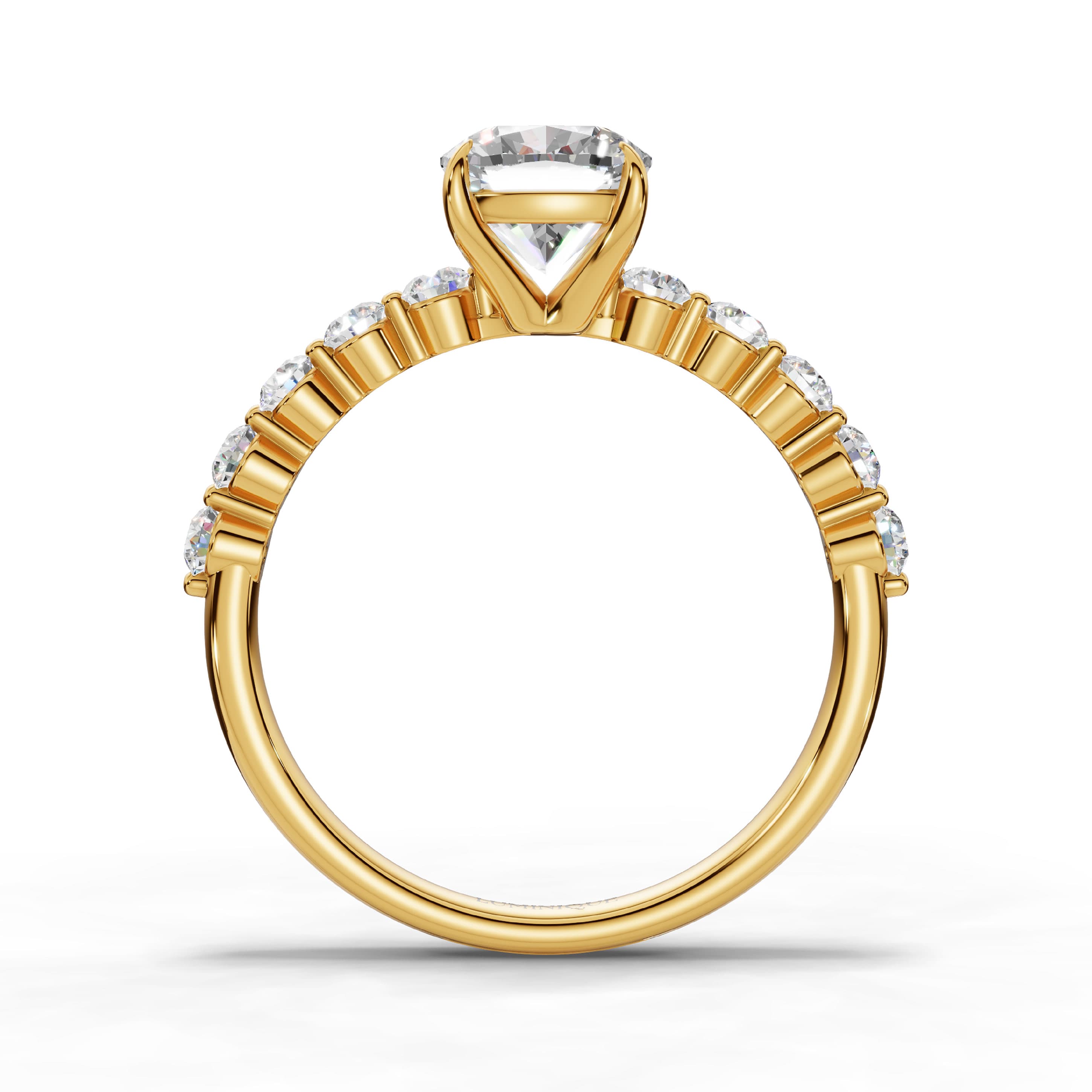 Clay Cushion Halo Ring