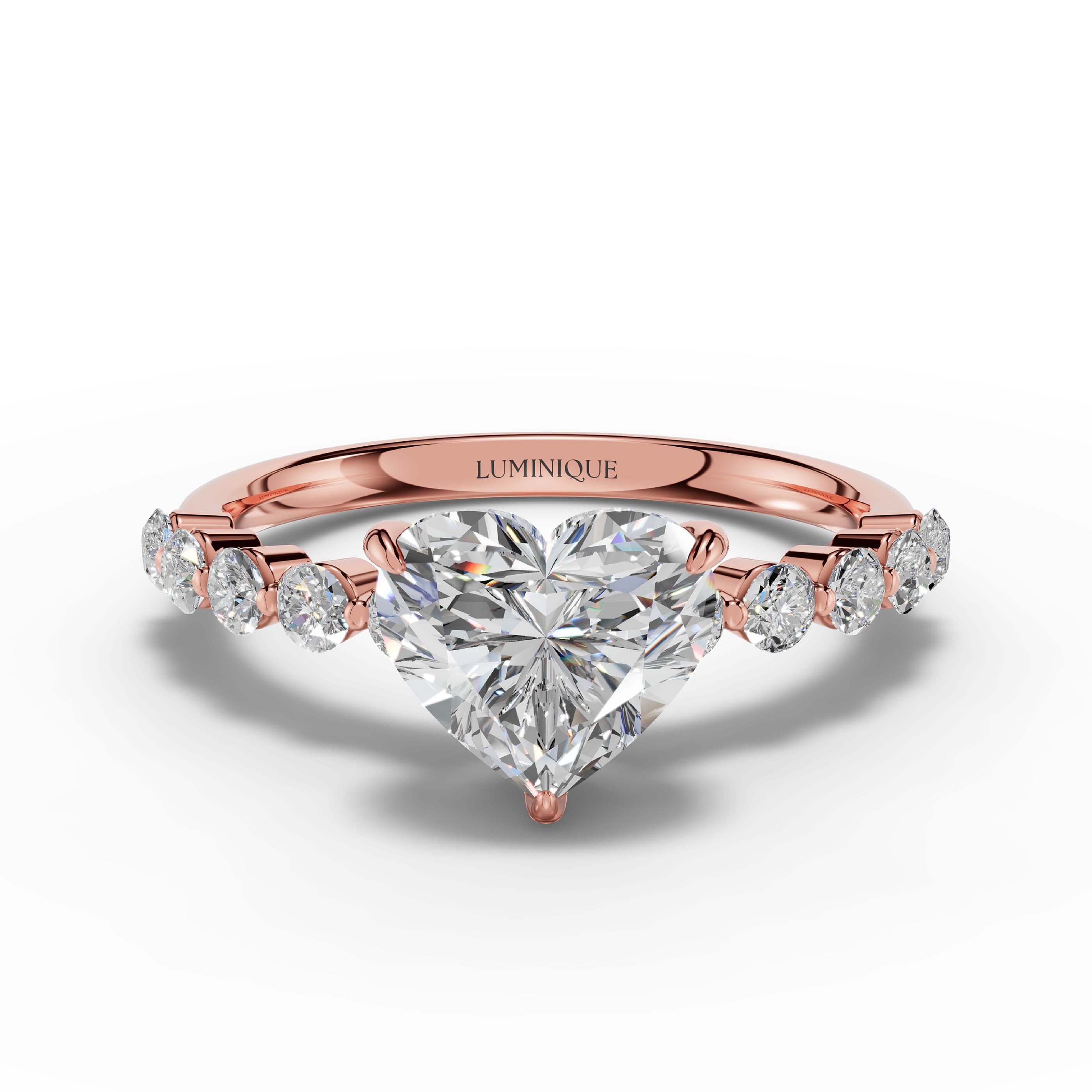 Chime Heart Halo Ring