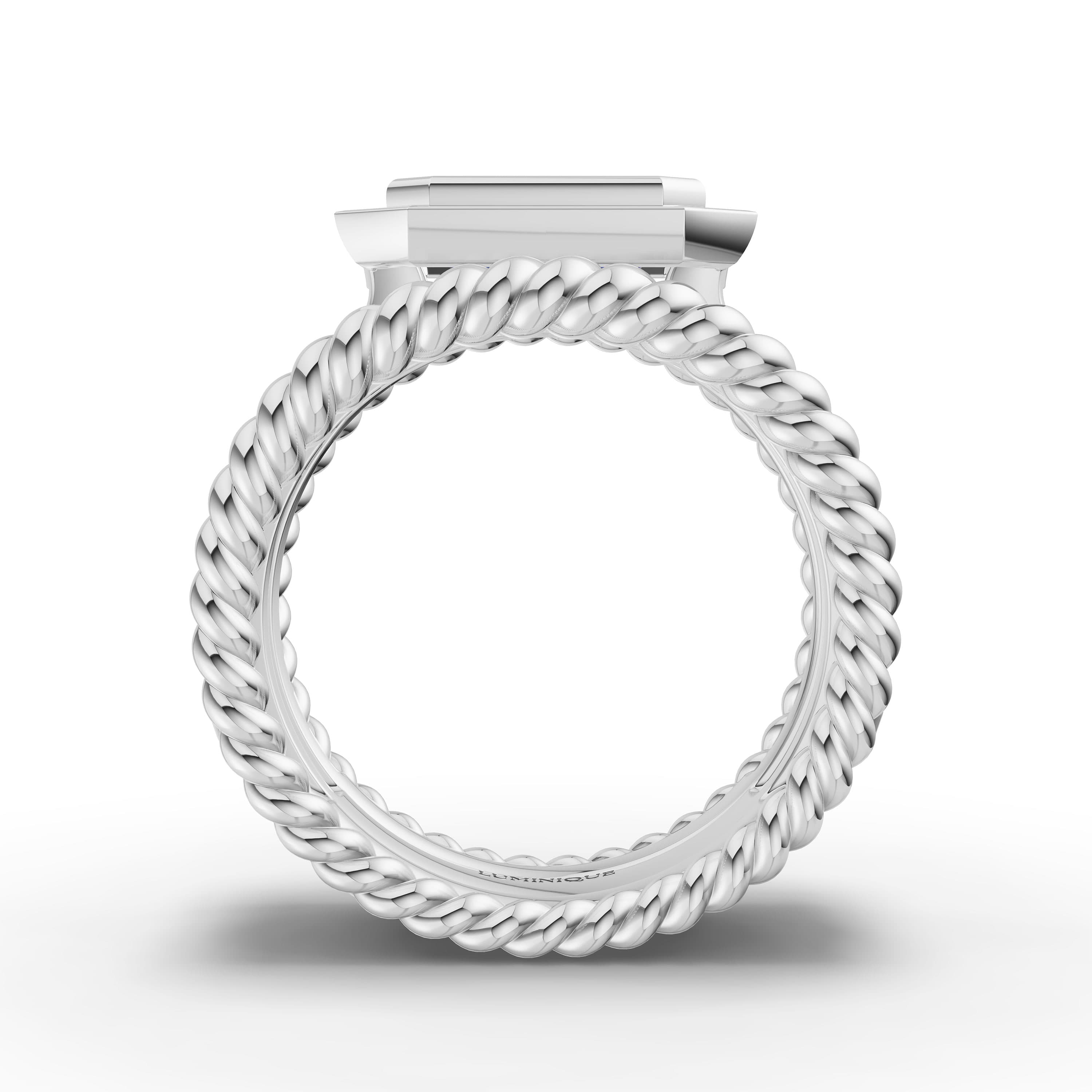 Smoke Pave Ring