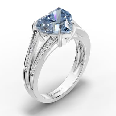 Juliette Heart Halo Ring