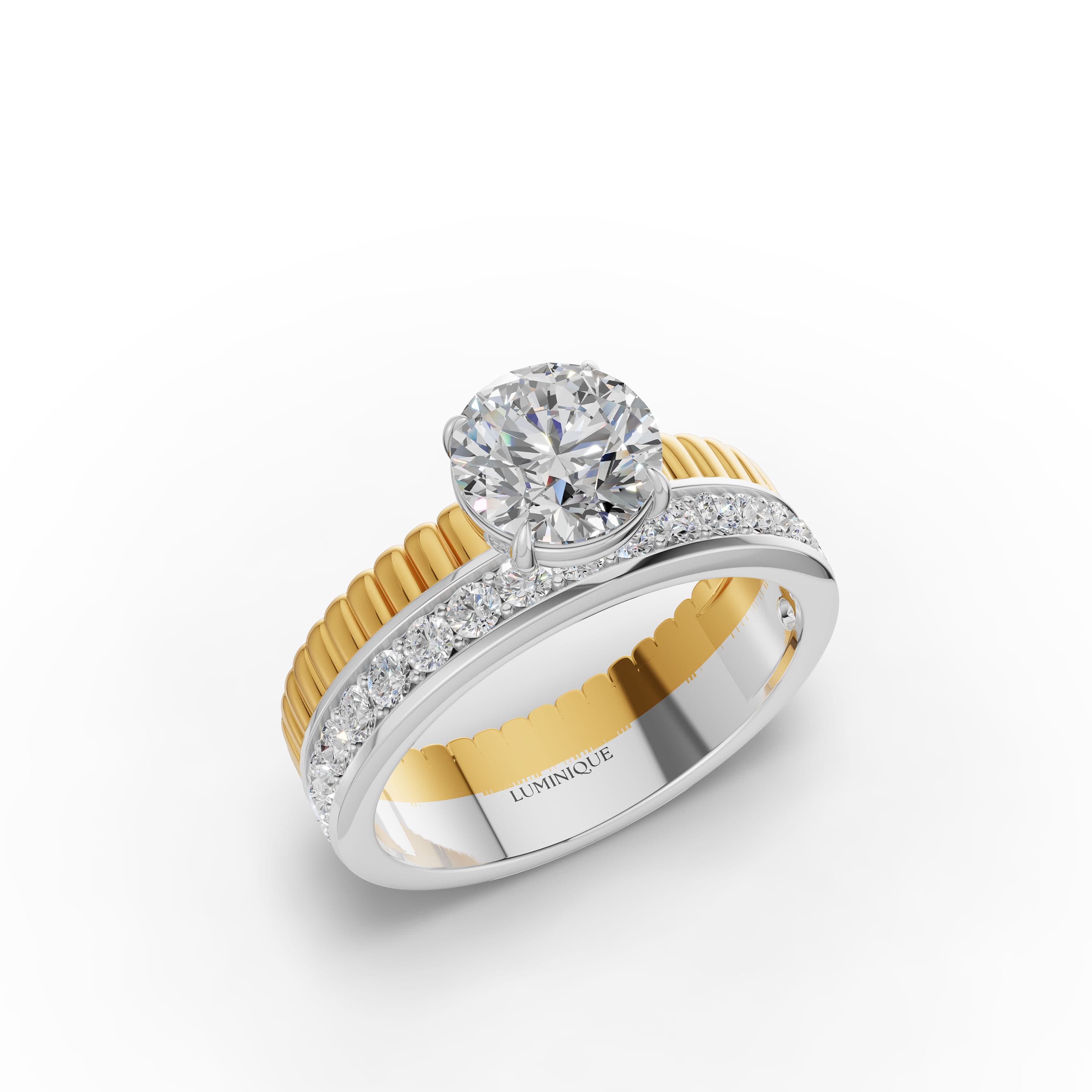 Hush Round Cluster Ring