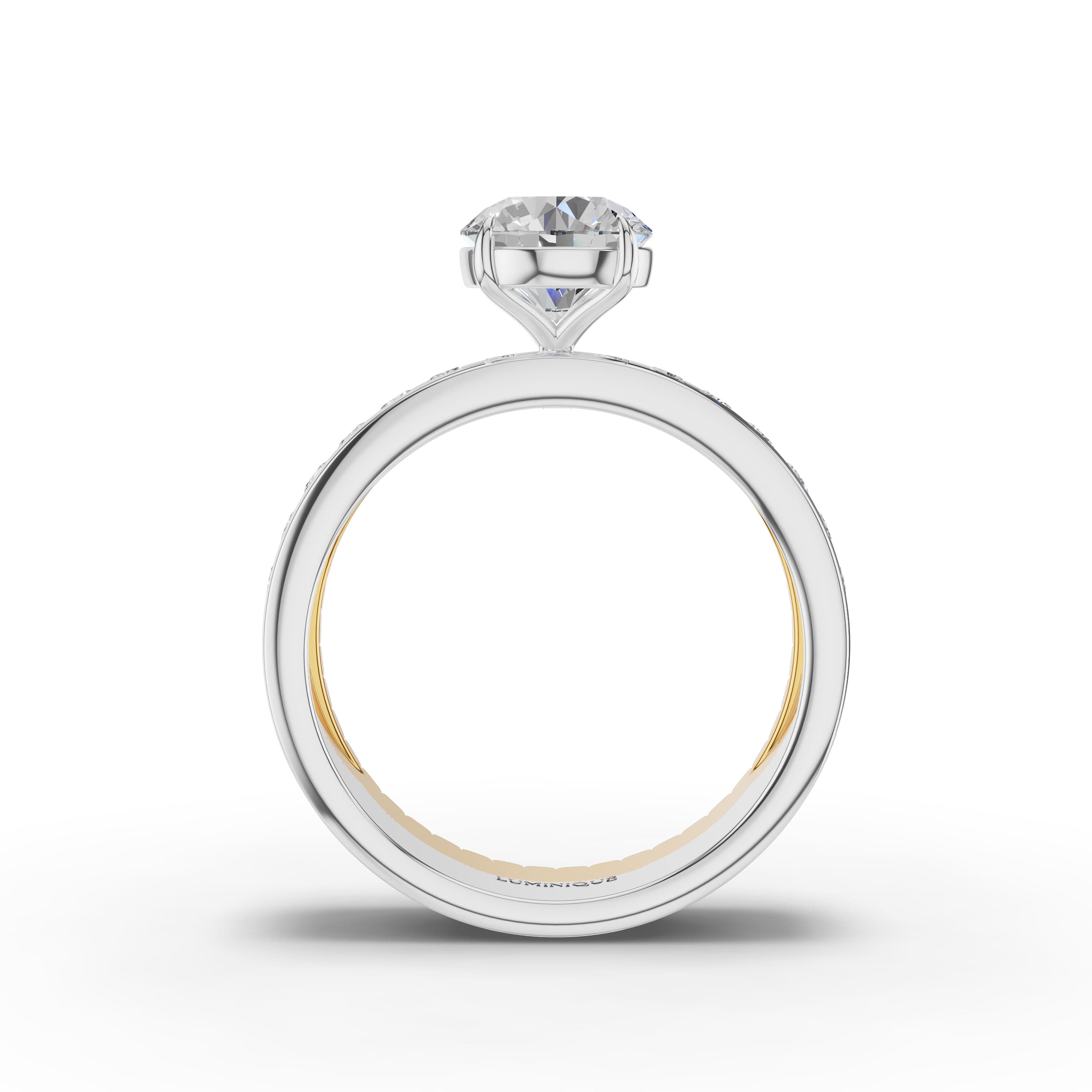 Hush Round Cluster Ring