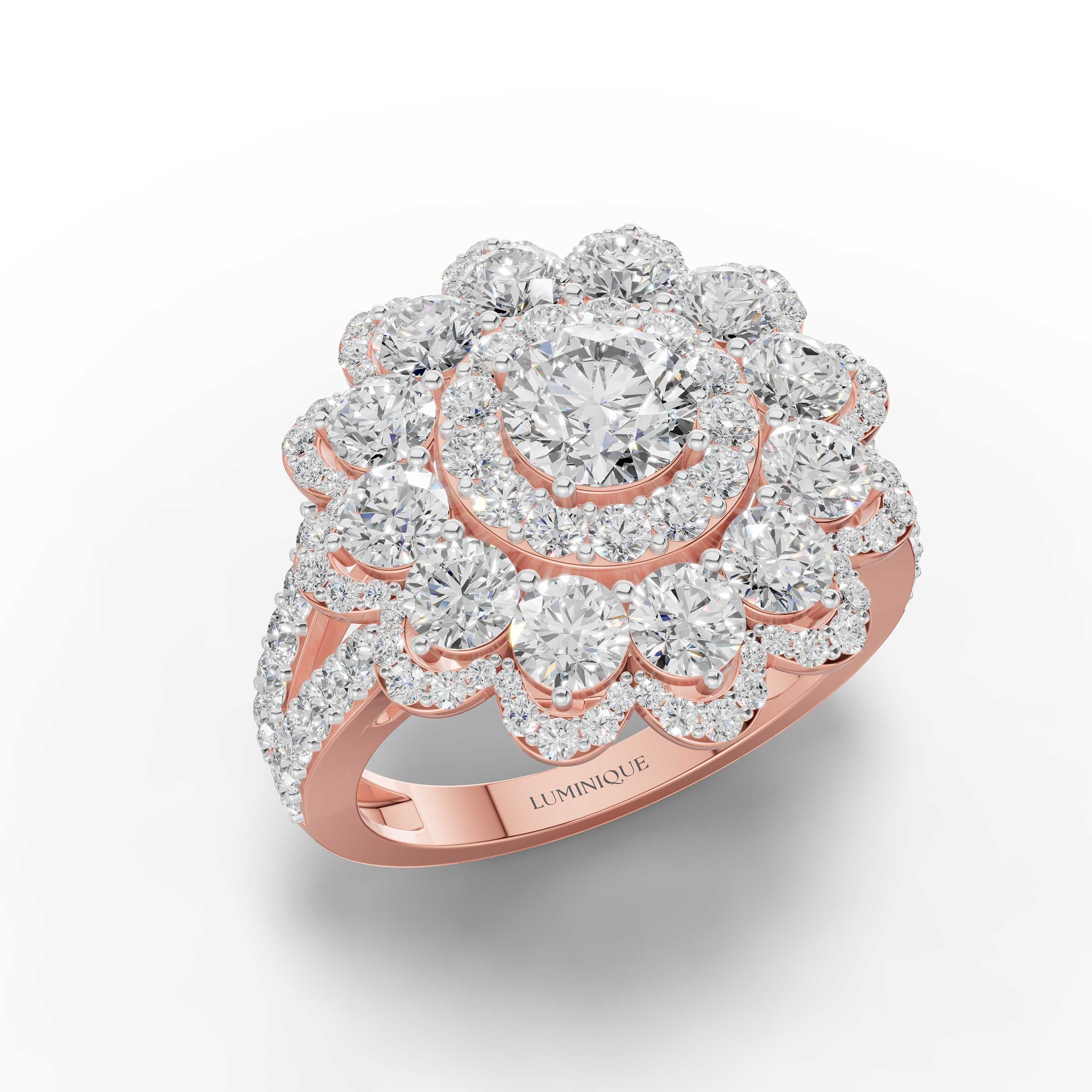 Pulse Pave Statement Ring