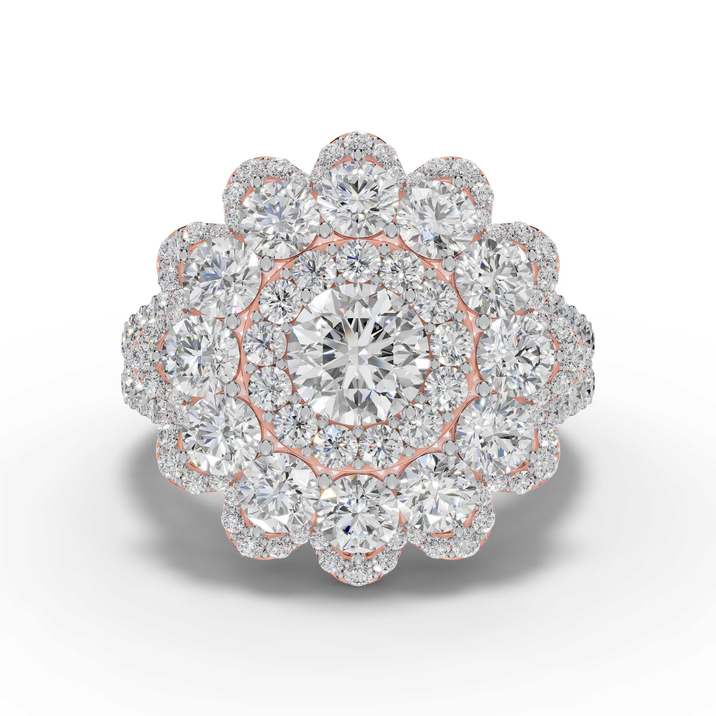 Pulse Pave Statement Ring