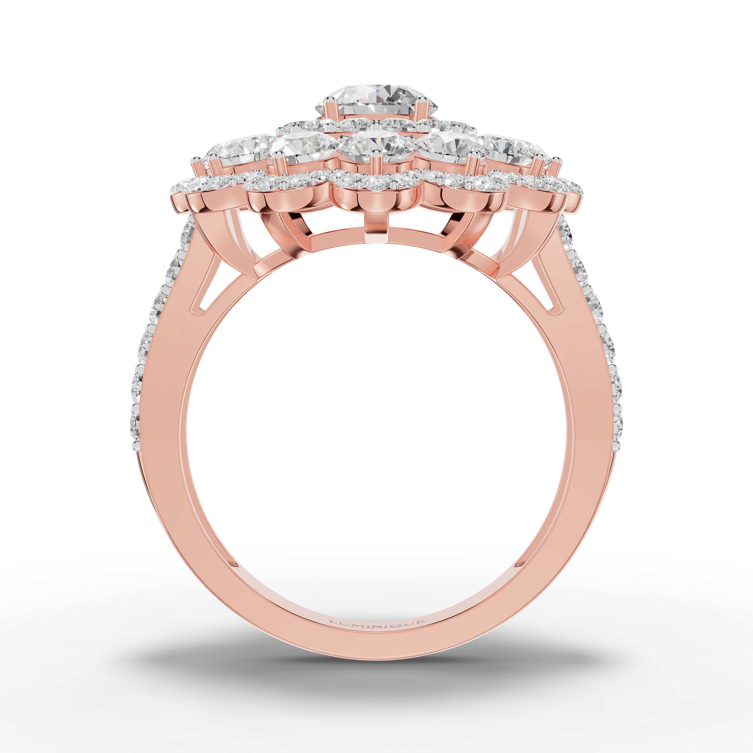 Pulse Pave Statement Ring