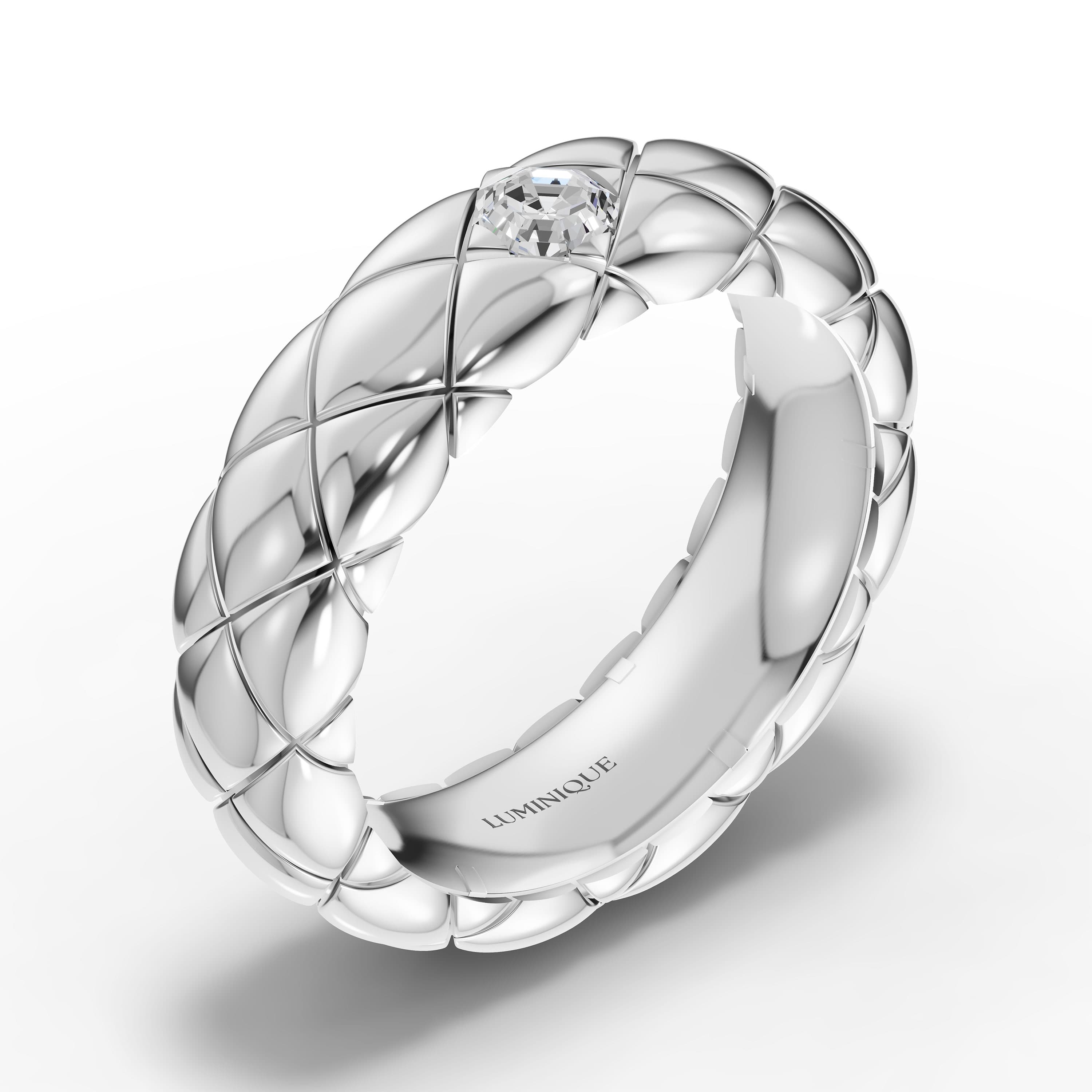 Pier Octagon Solitaire Ring