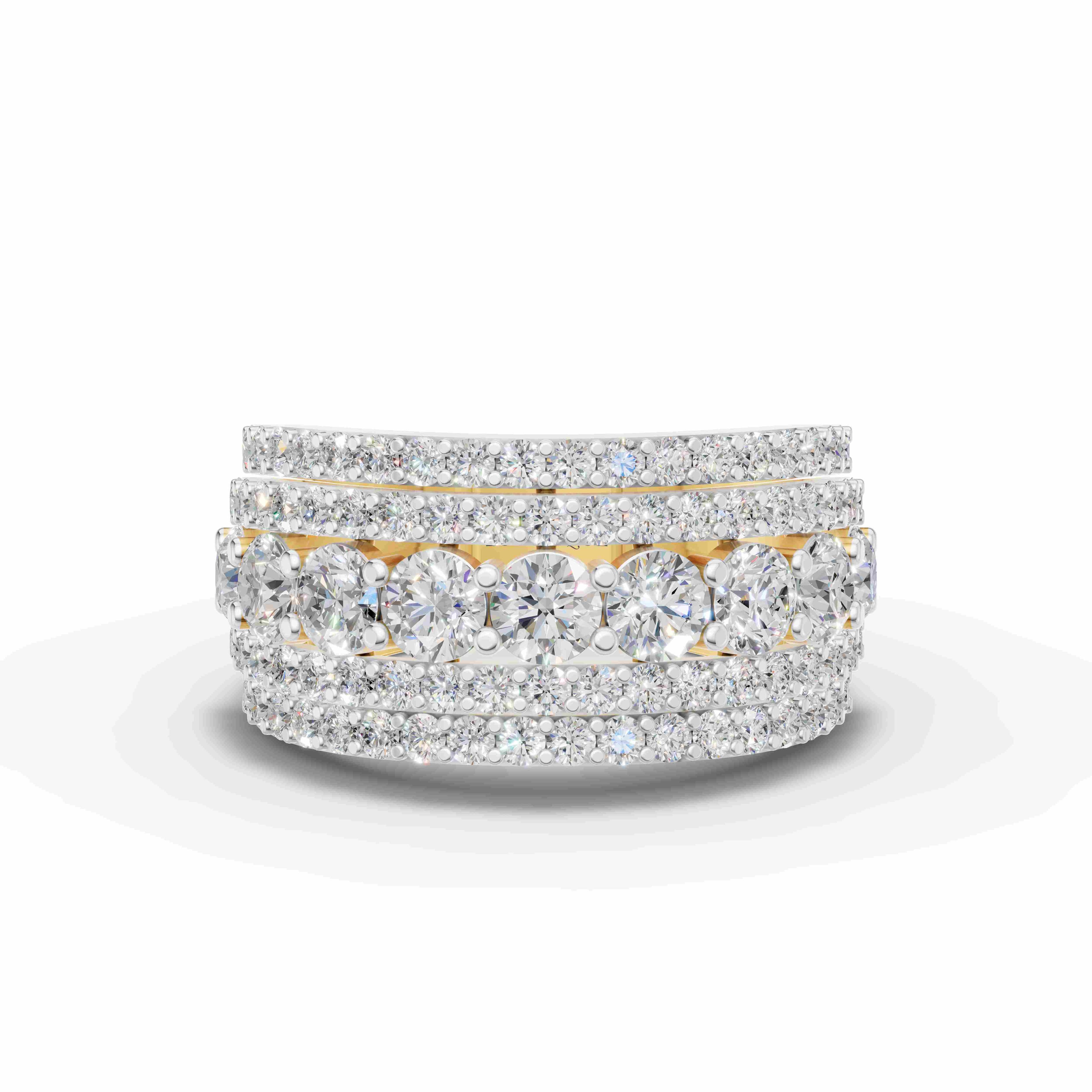 Cairn Round Pave Ring