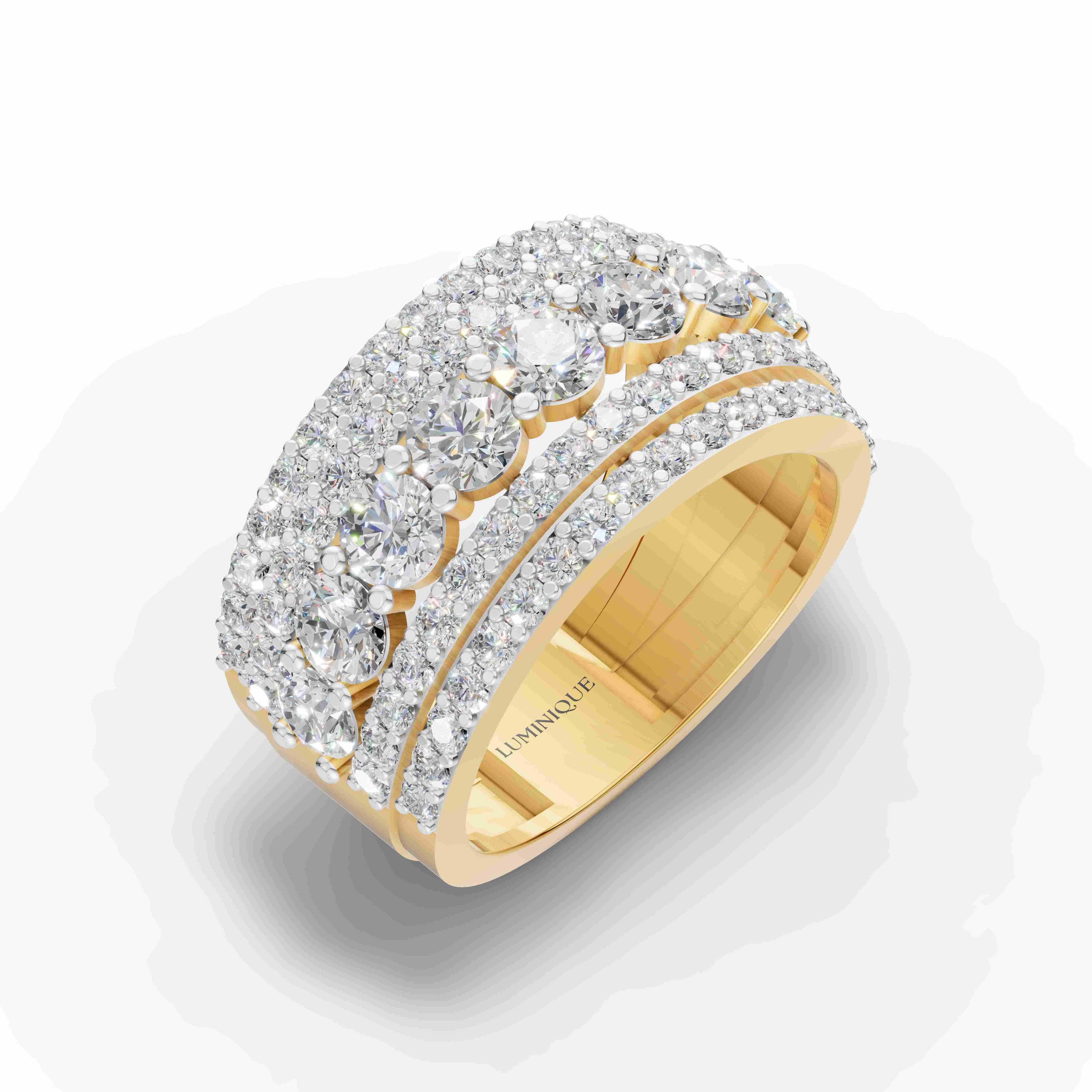 Cairn Round Pave Ring