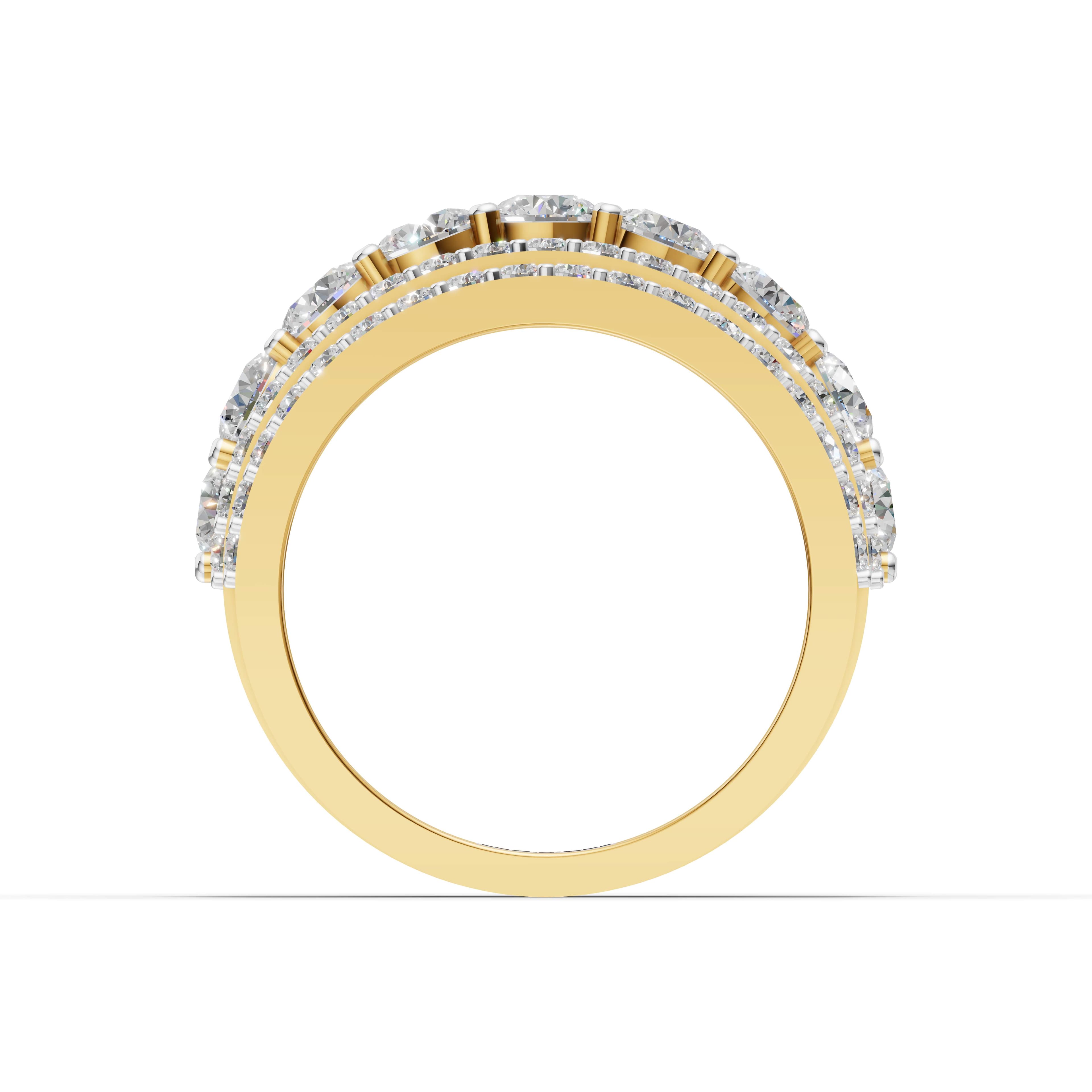 Cairn Round Pave Ring
