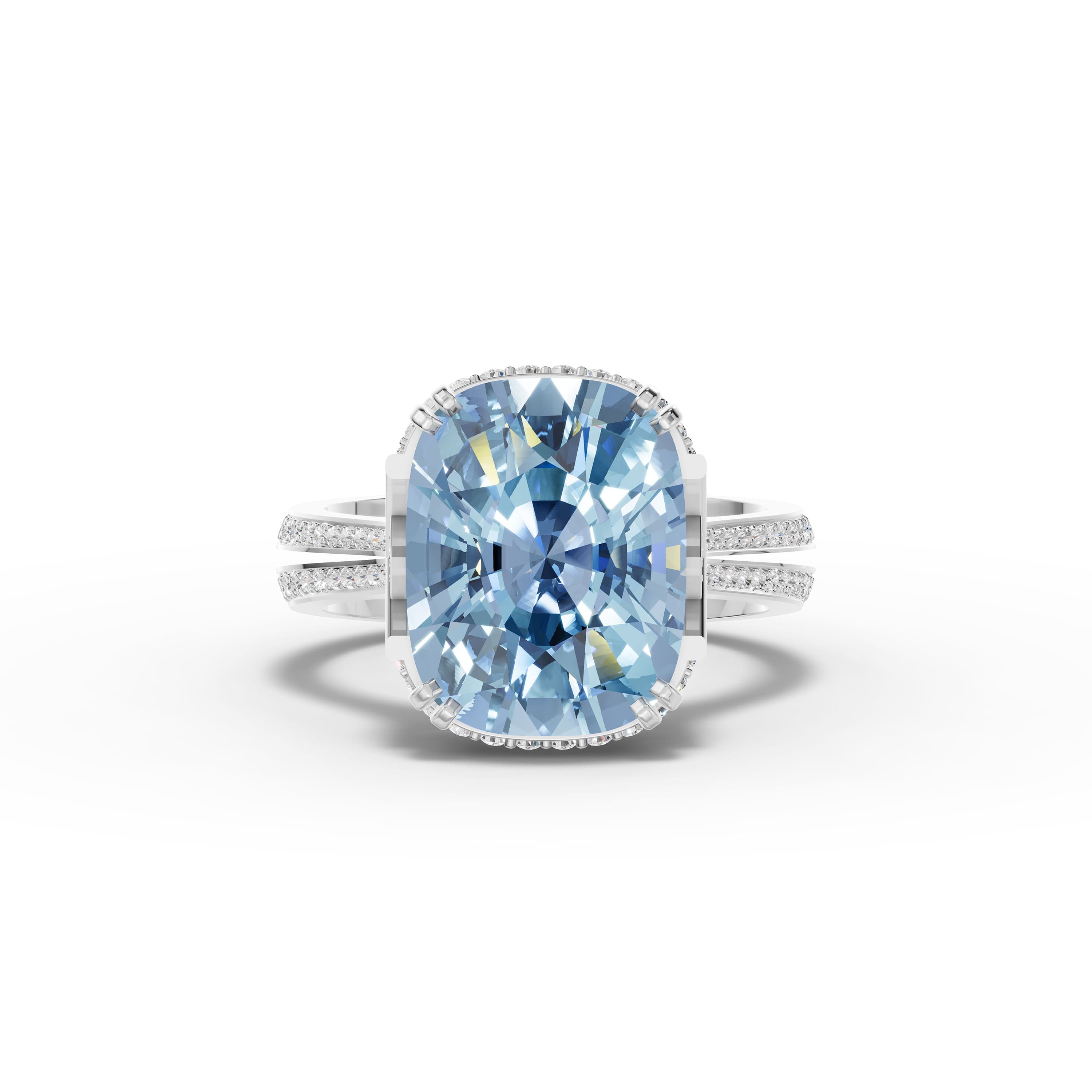Vianne Cushion Statement Ring