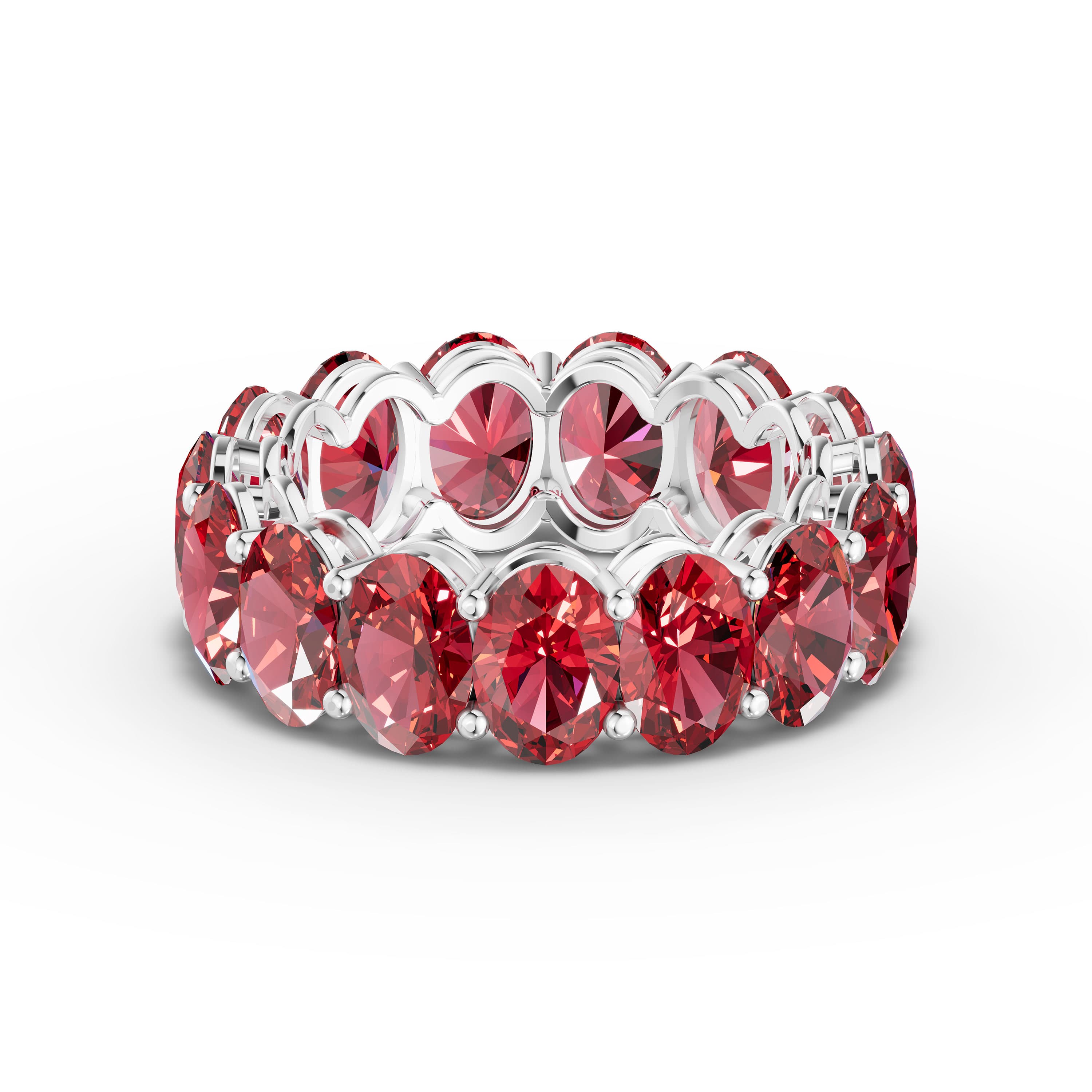 Crimson Cluster Ring