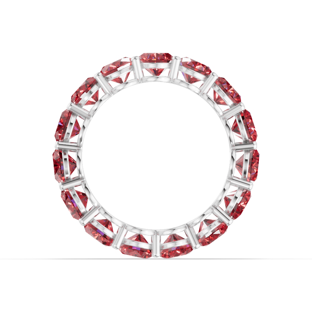 Crimson Cluster Ring