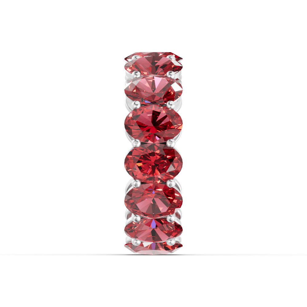 Crimson Cluster Ring