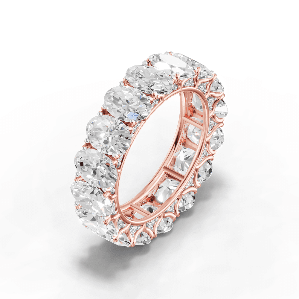 Riverstone Oval Cluster Ring