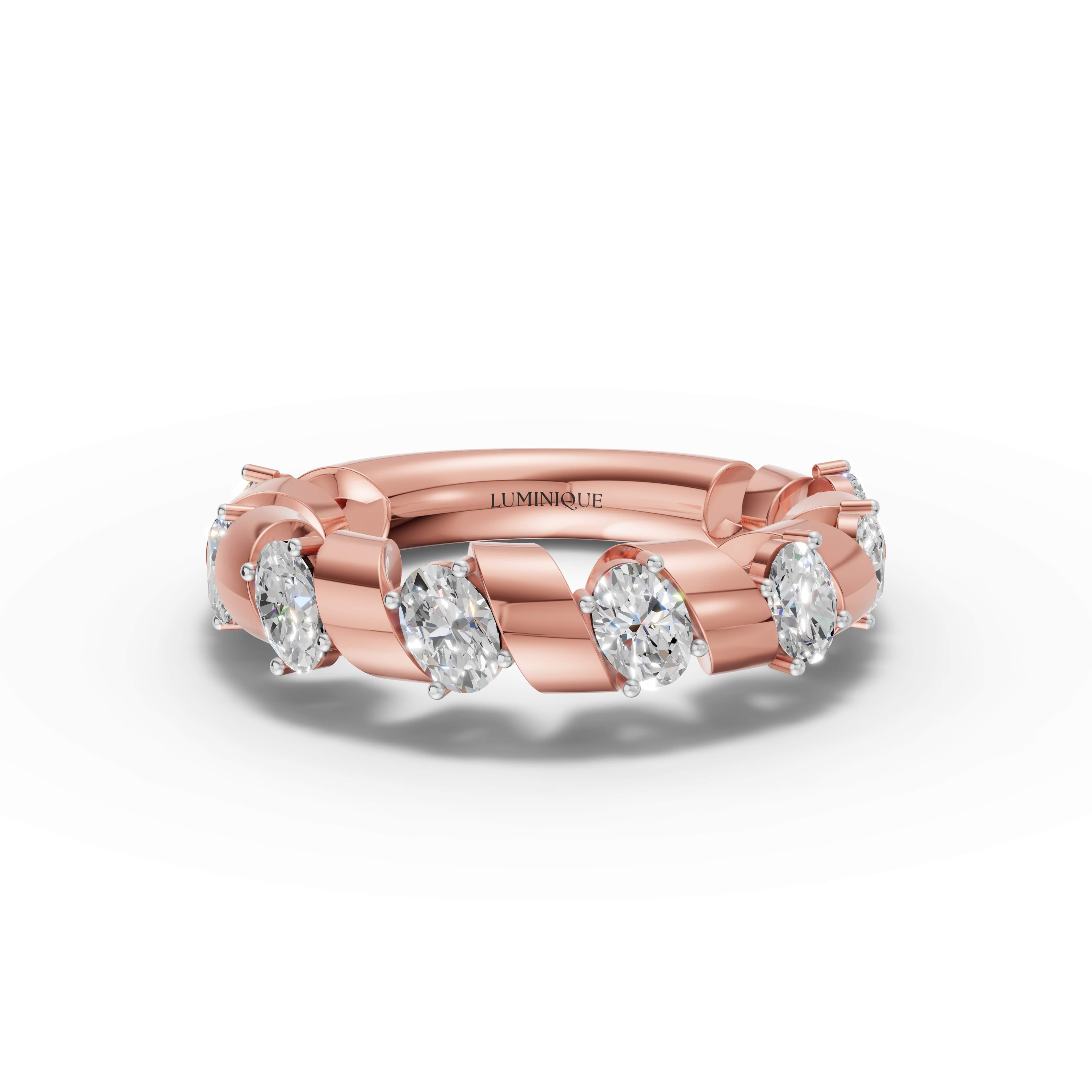 Coastal Oval Pave Band