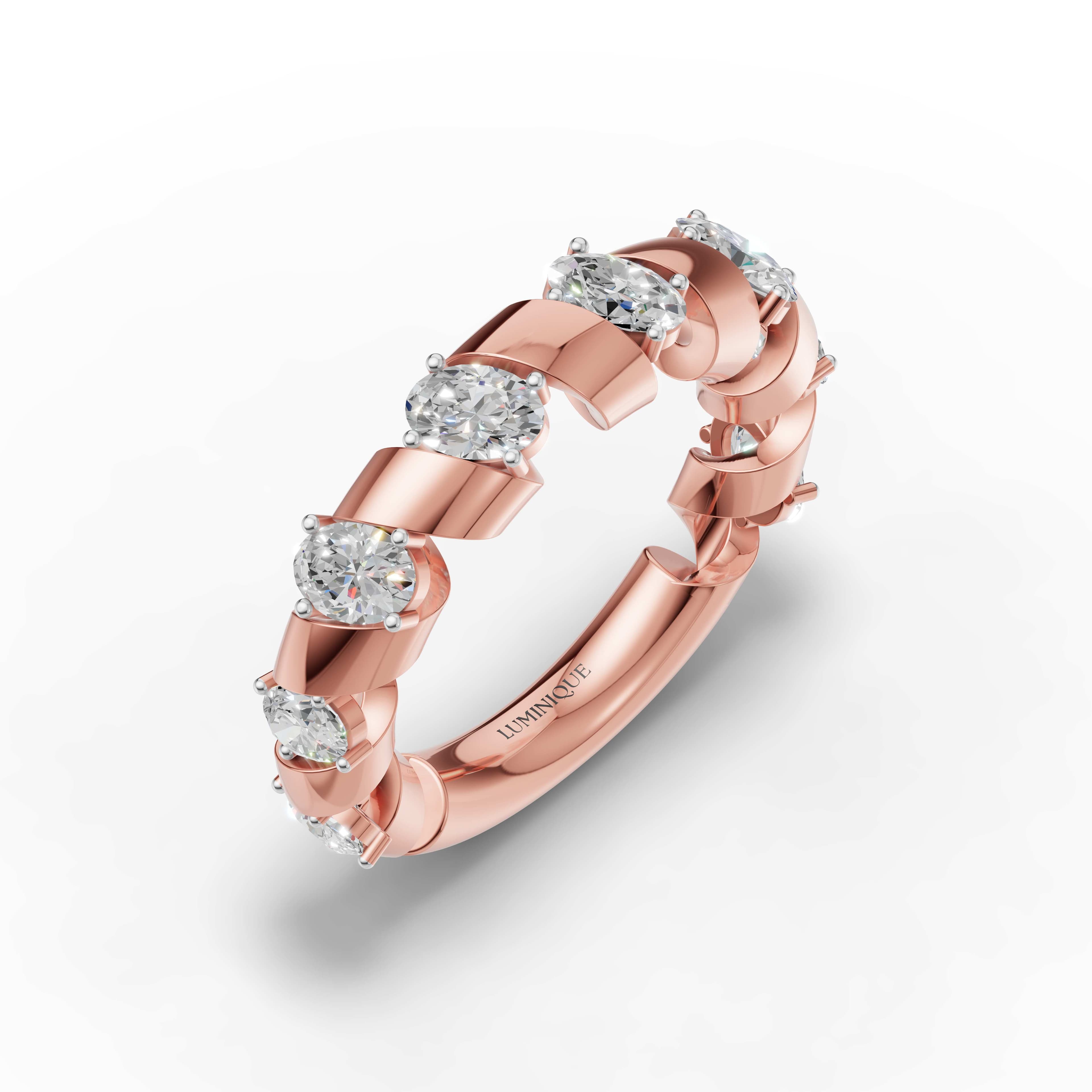 Coastal Oval Pave Band