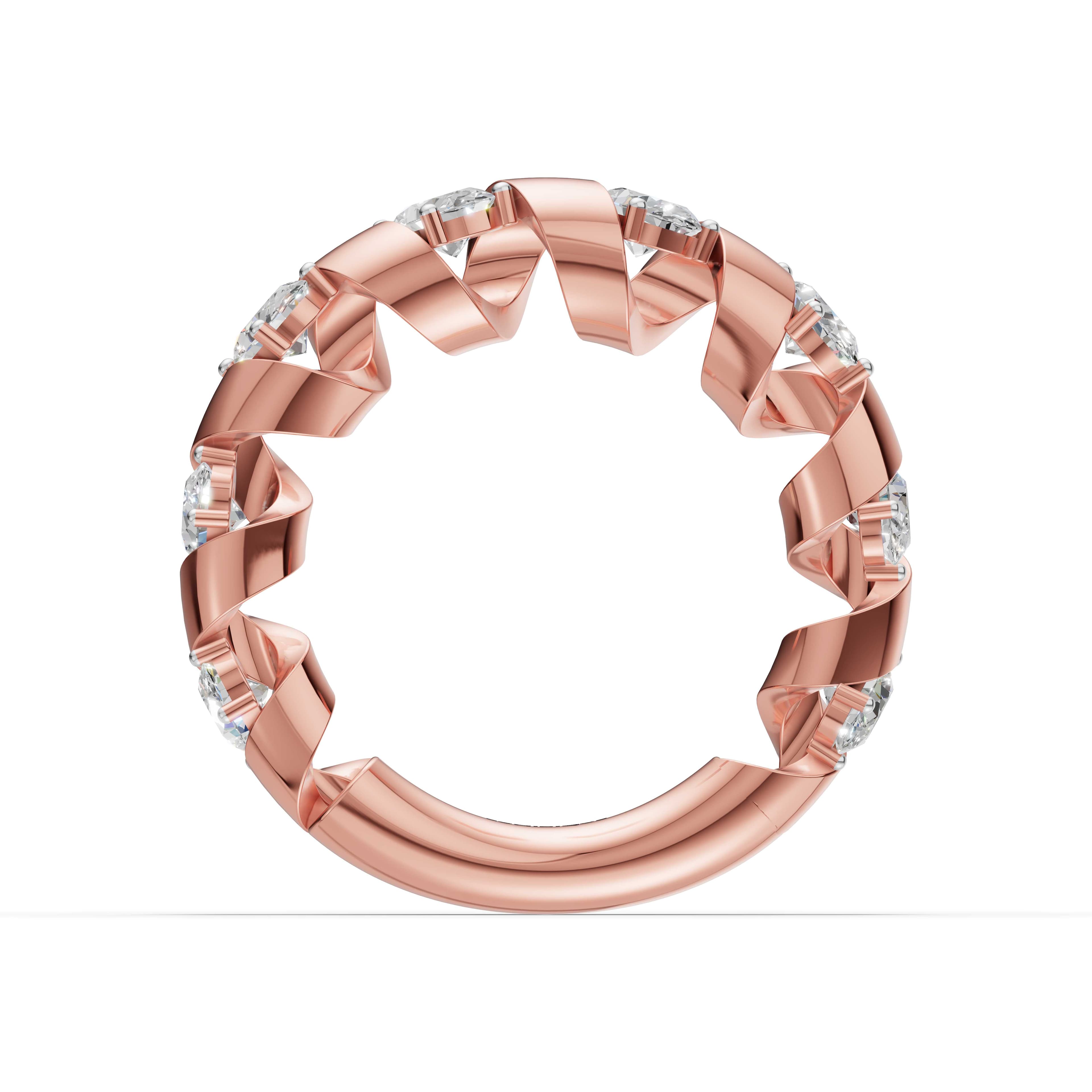 Coastal Oval Pave Band