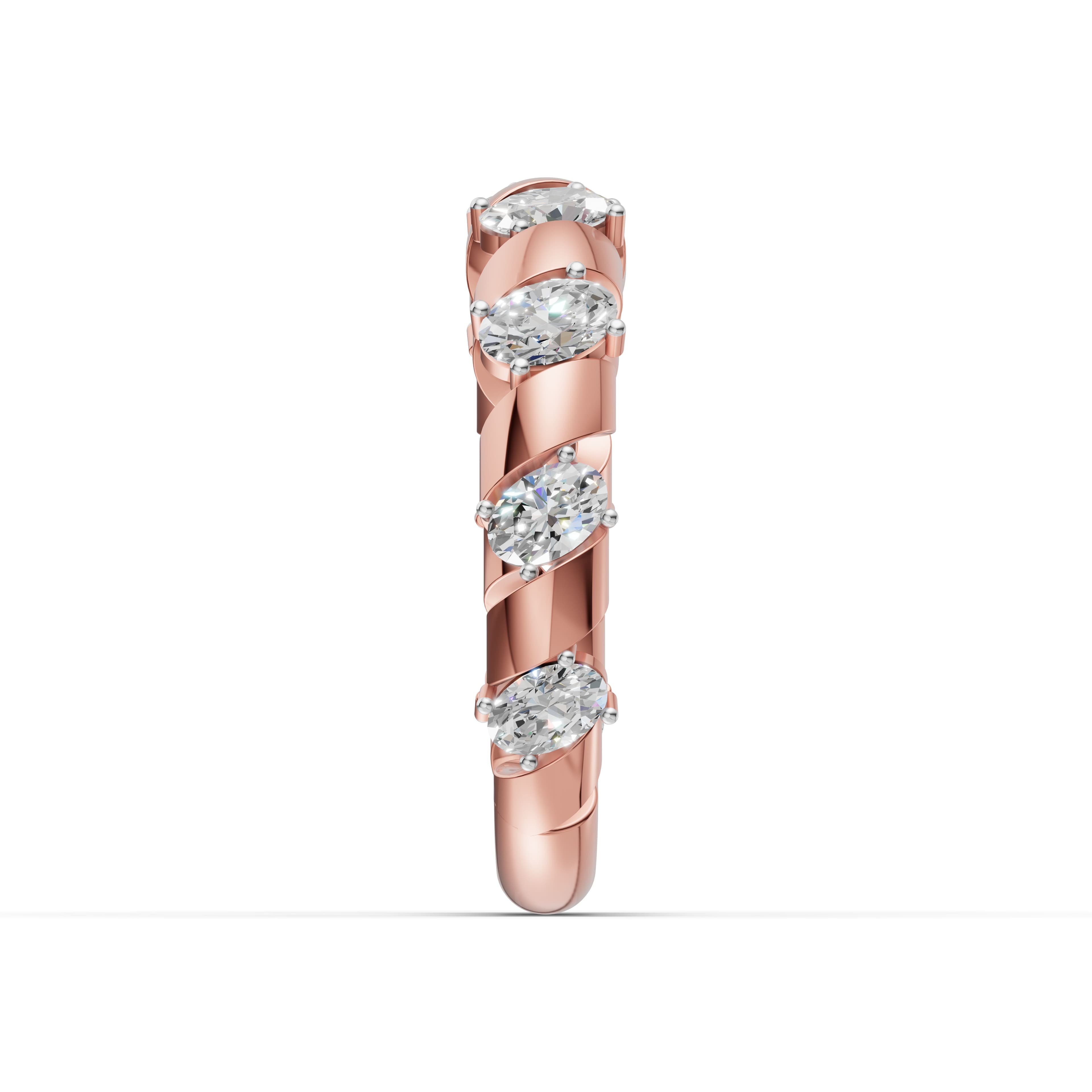 Coastal Oval Pave Band