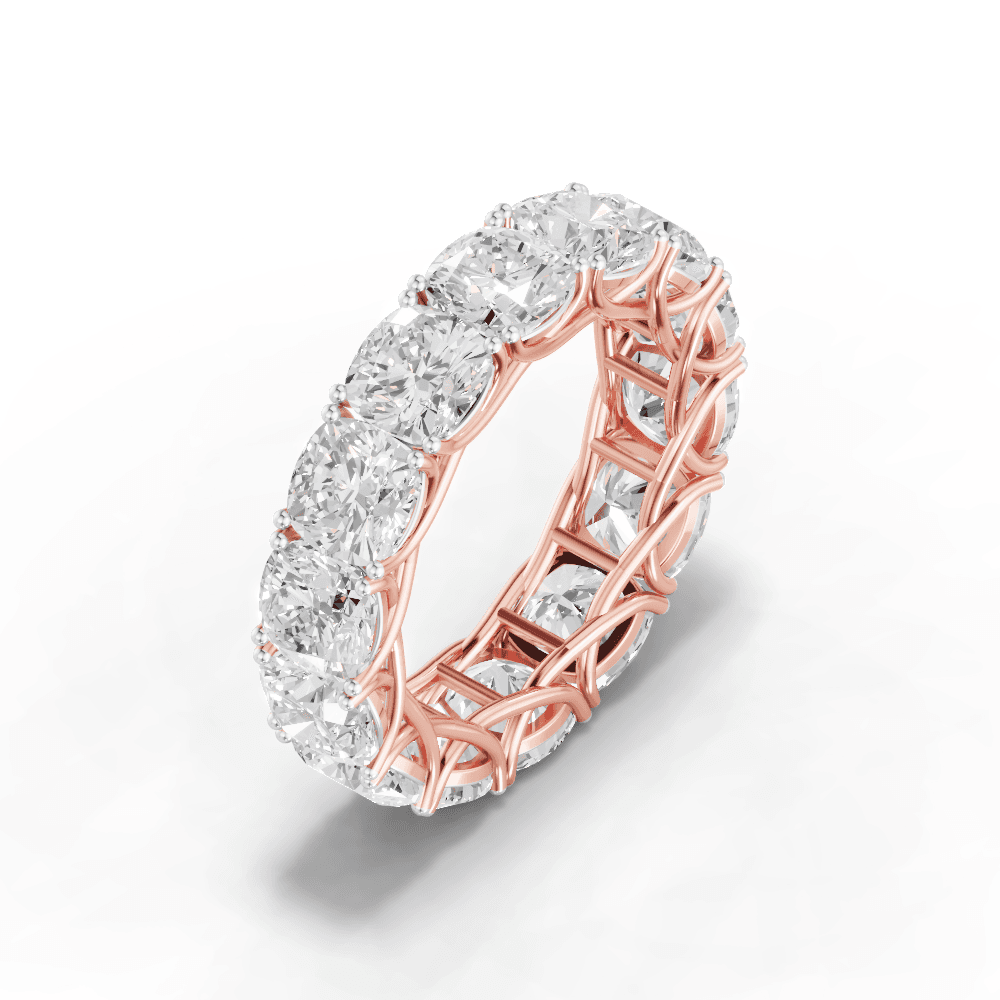 Shoal Cushion Cluster Ring