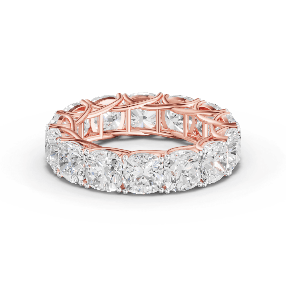 Shoal Cushion Cluster Ring