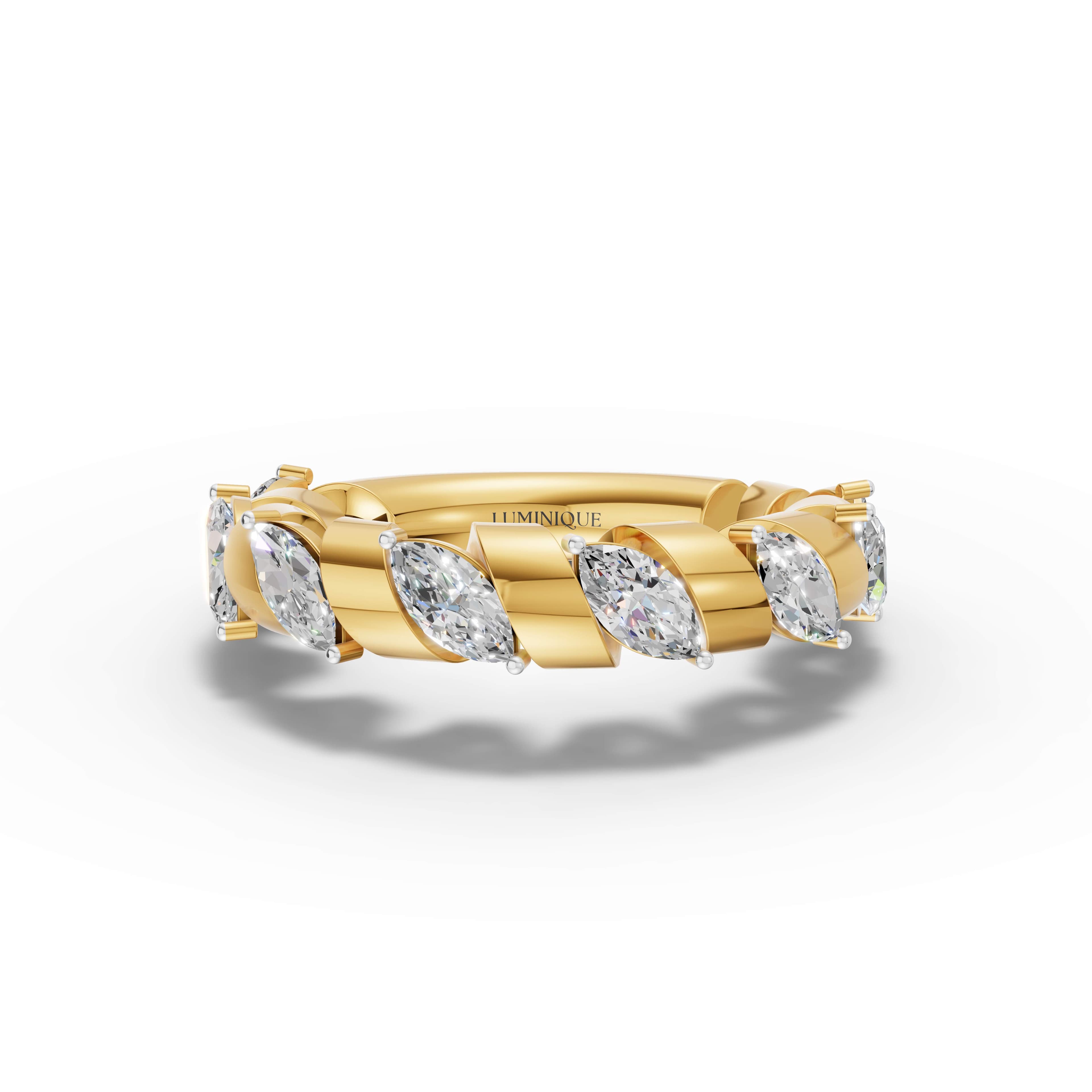 Ravine Marquise Cluster Ring
