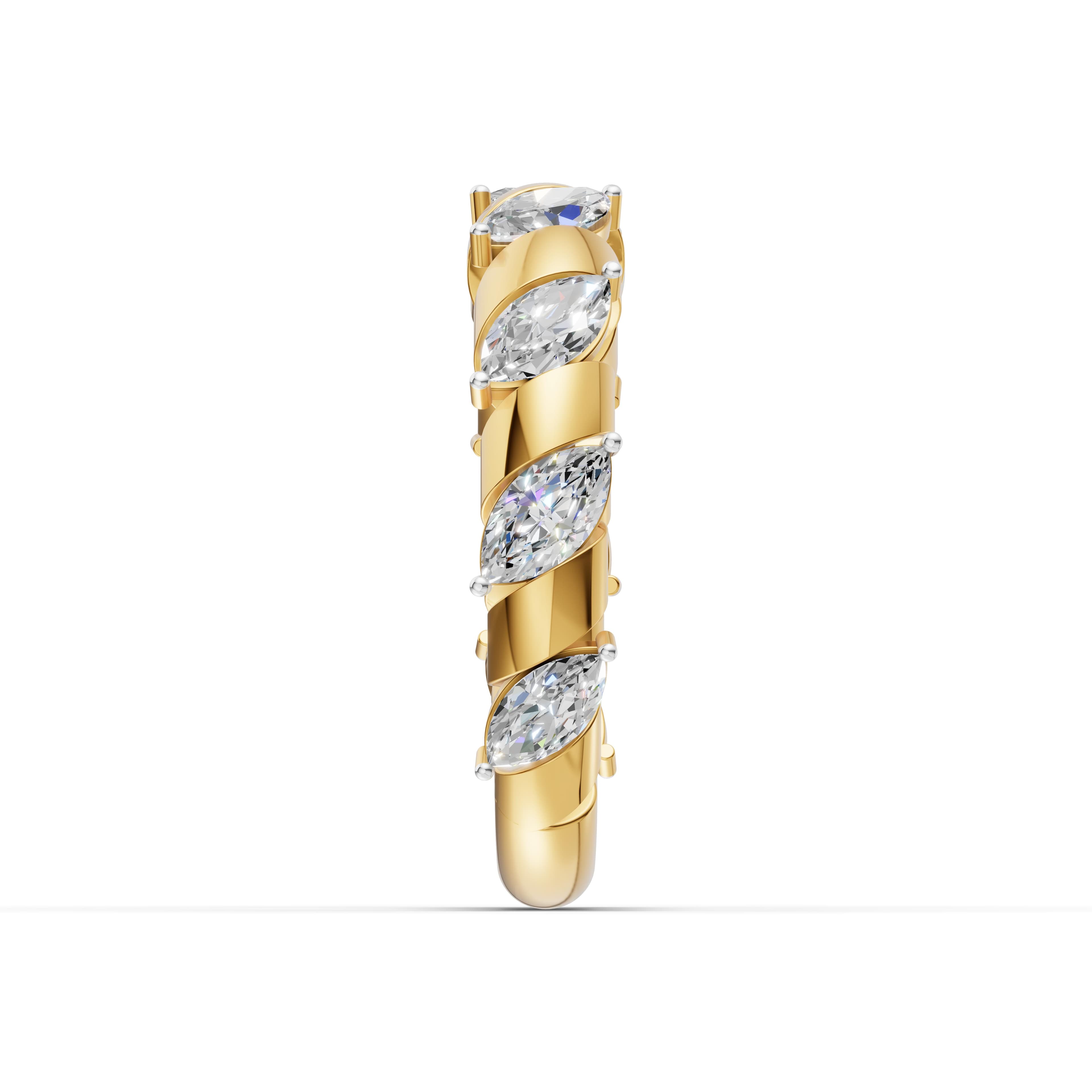 Ravine Marquise Cluster Ring