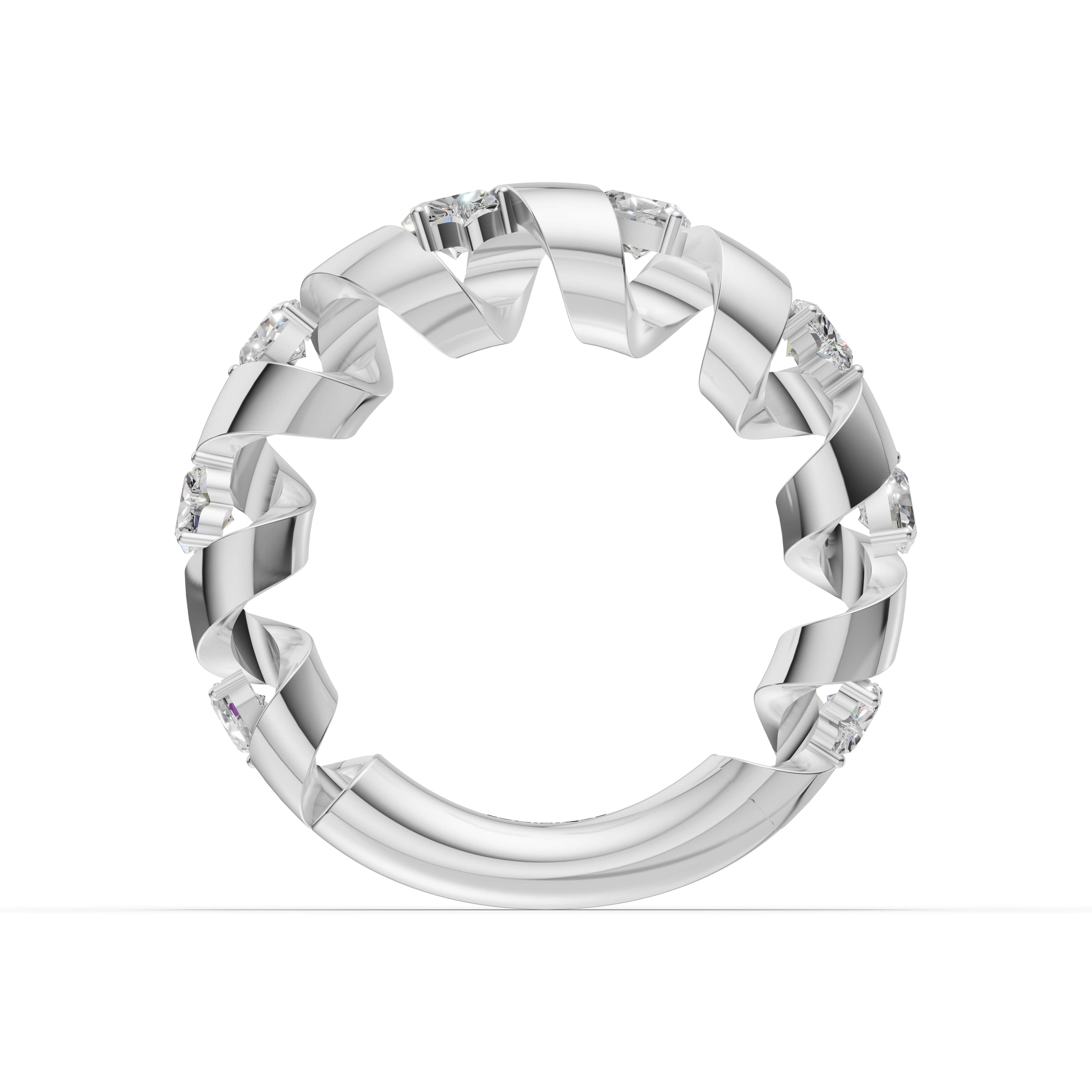 Petalwood Heart Cluster Ring