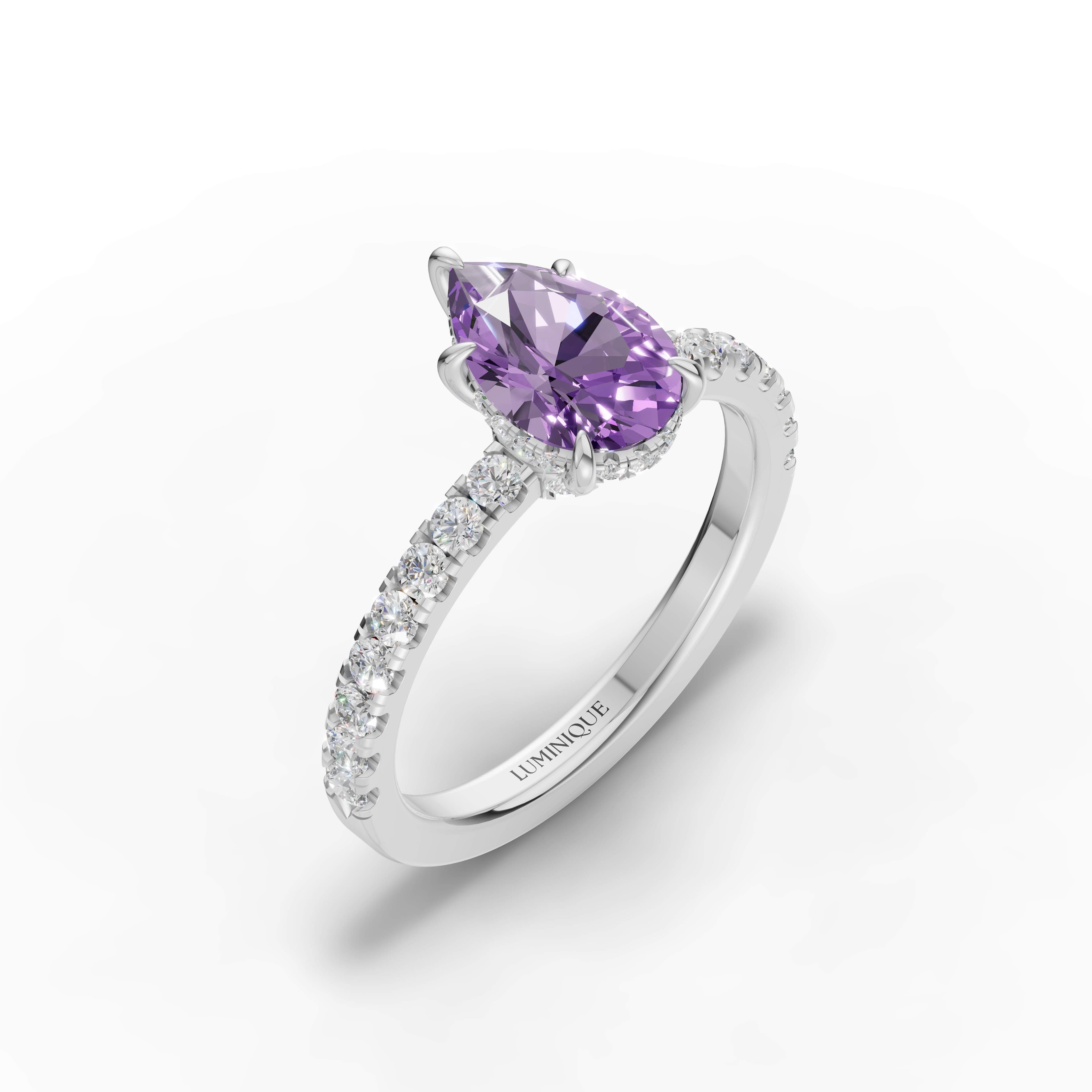 Curl Pear Ring