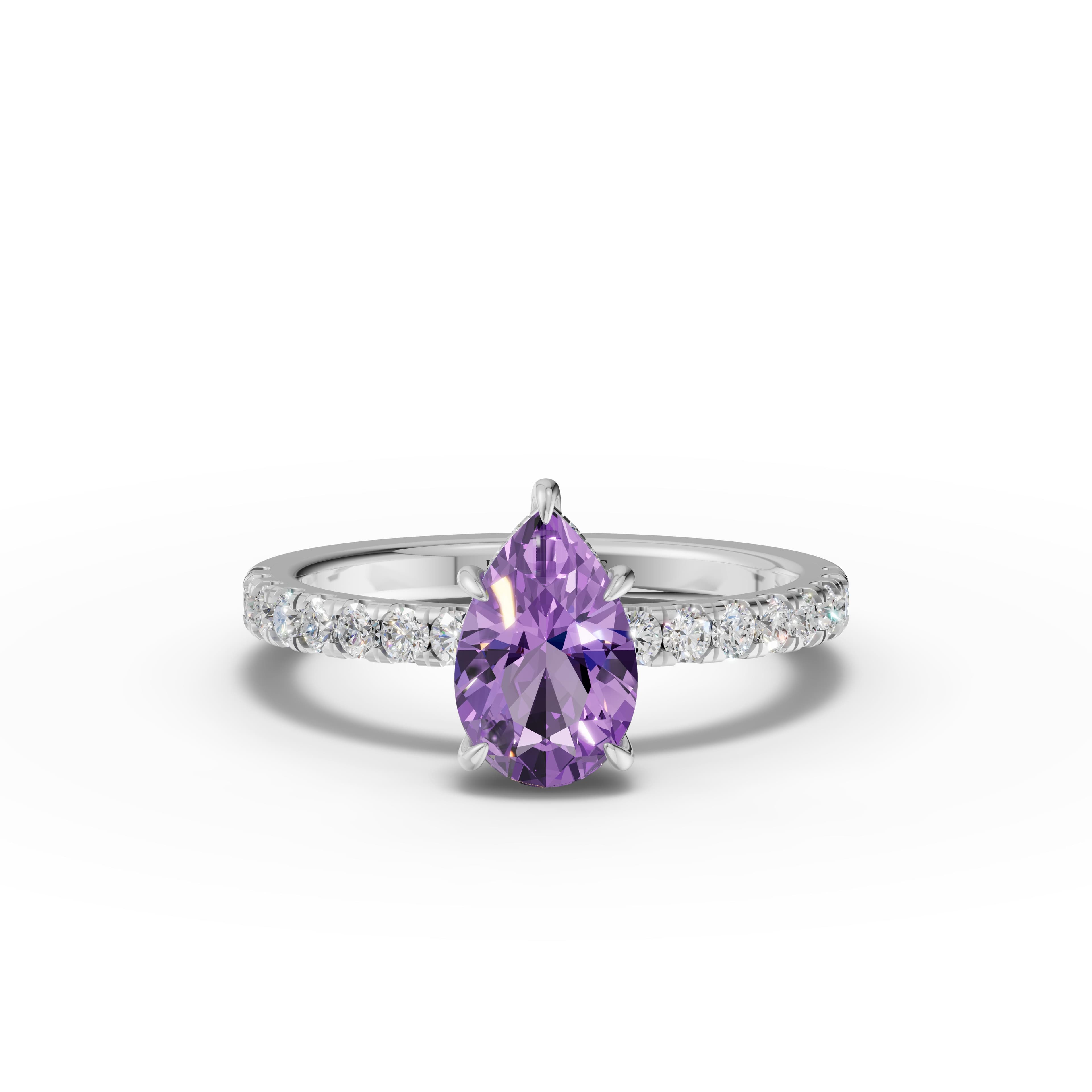 Curl Pear Ring