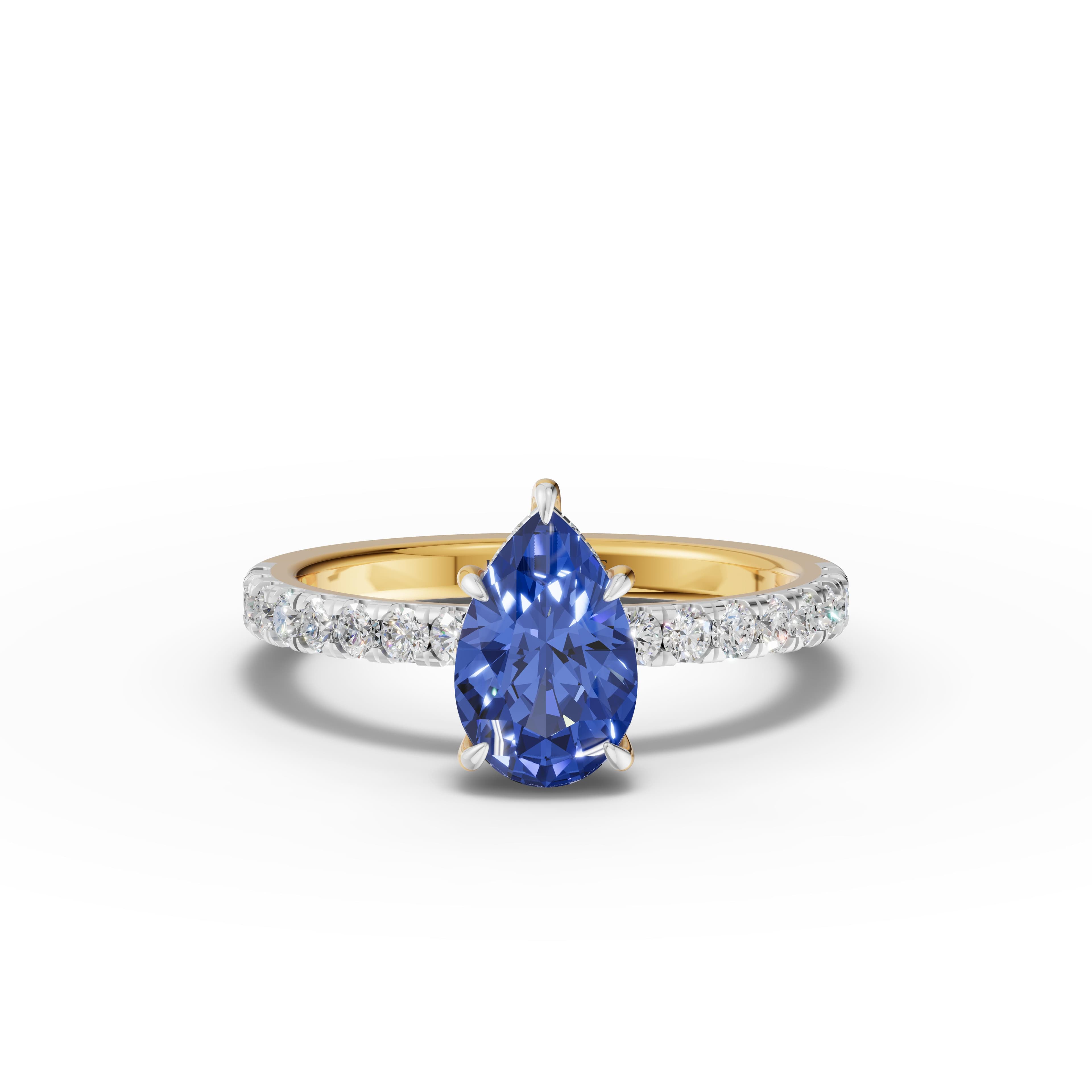 Curl Pear Ring