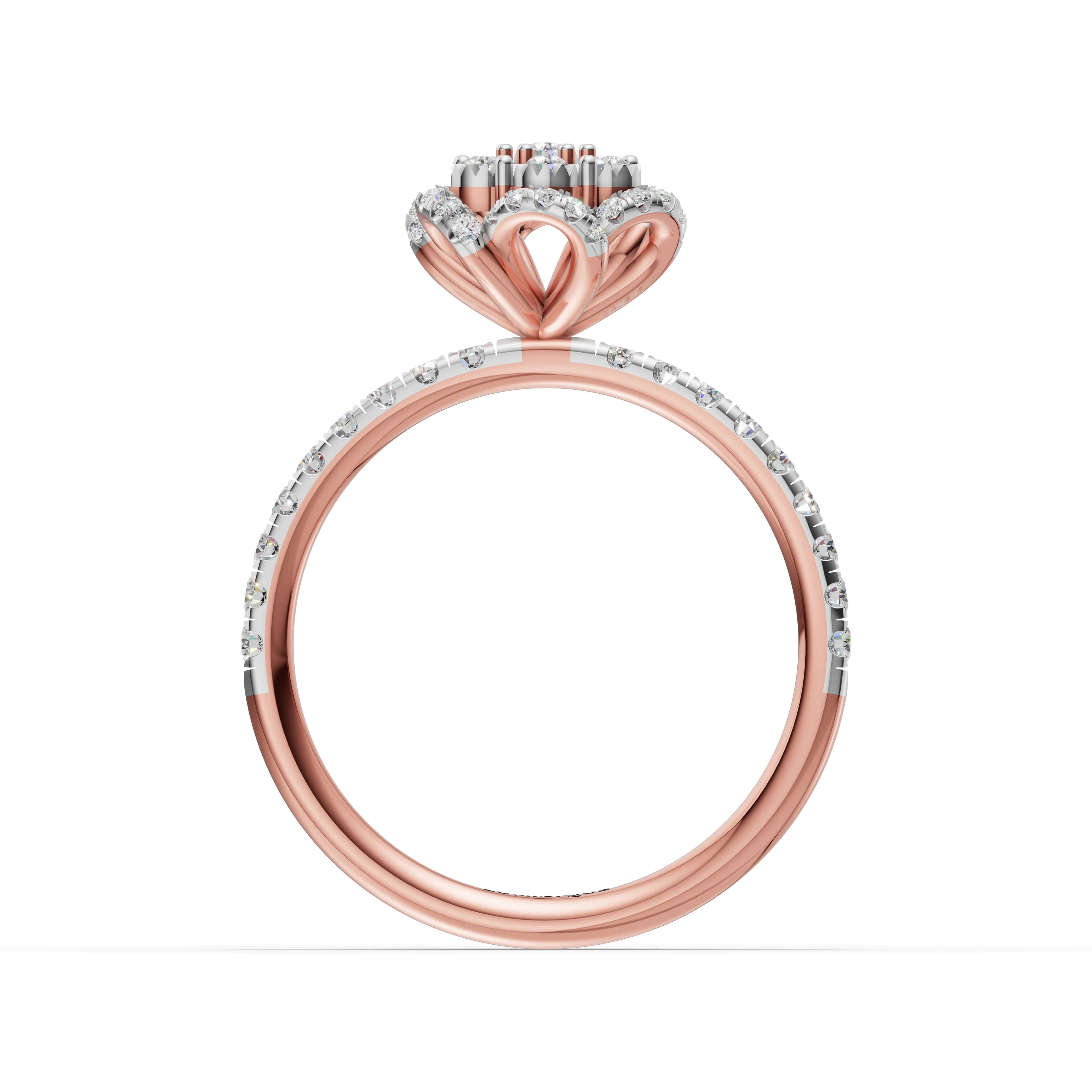 Fernie Round Pave Ring