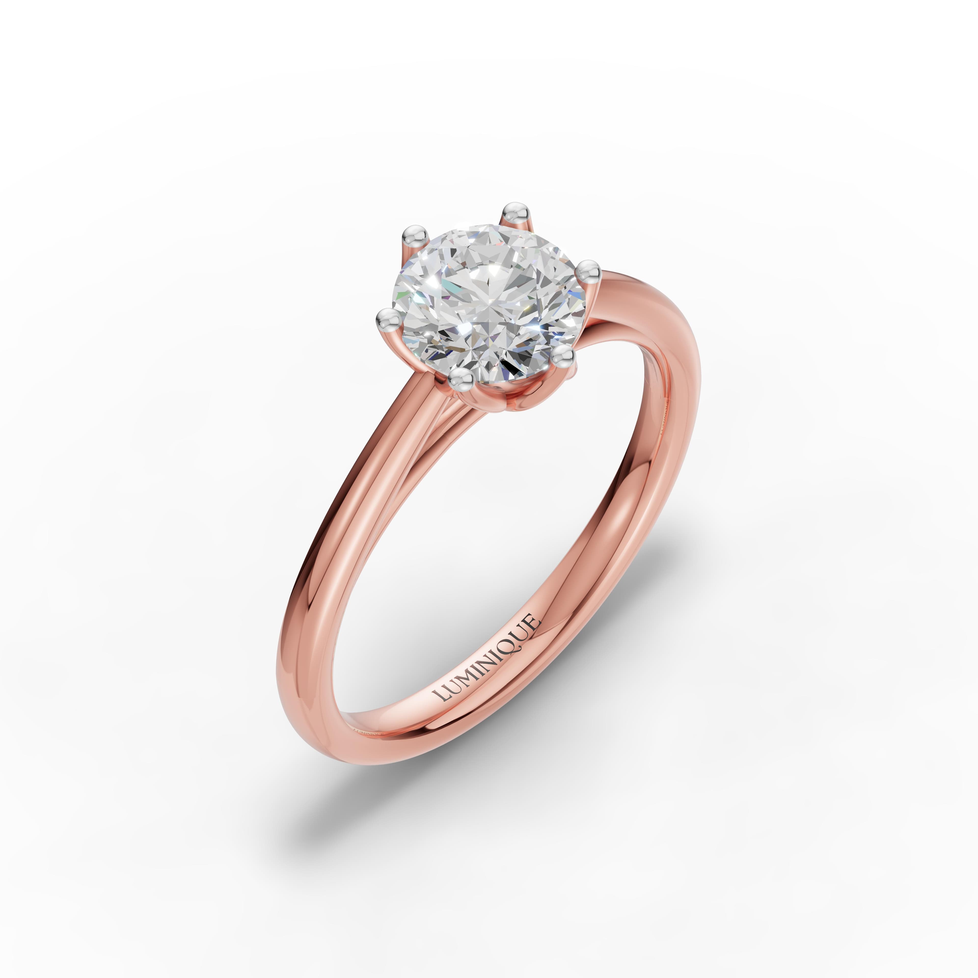 Bay Round Solitaire Ring