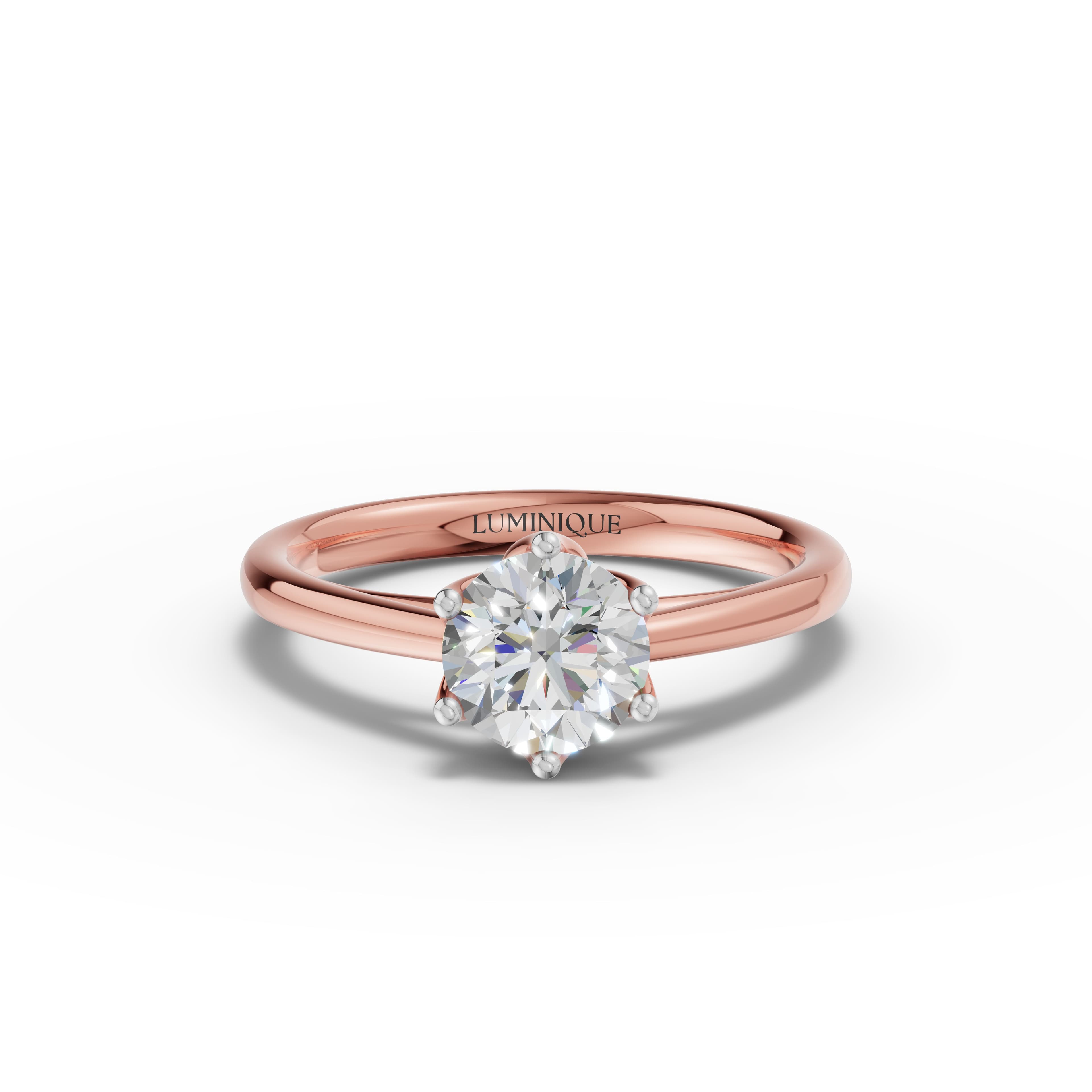Bay Round Solitaire Ring