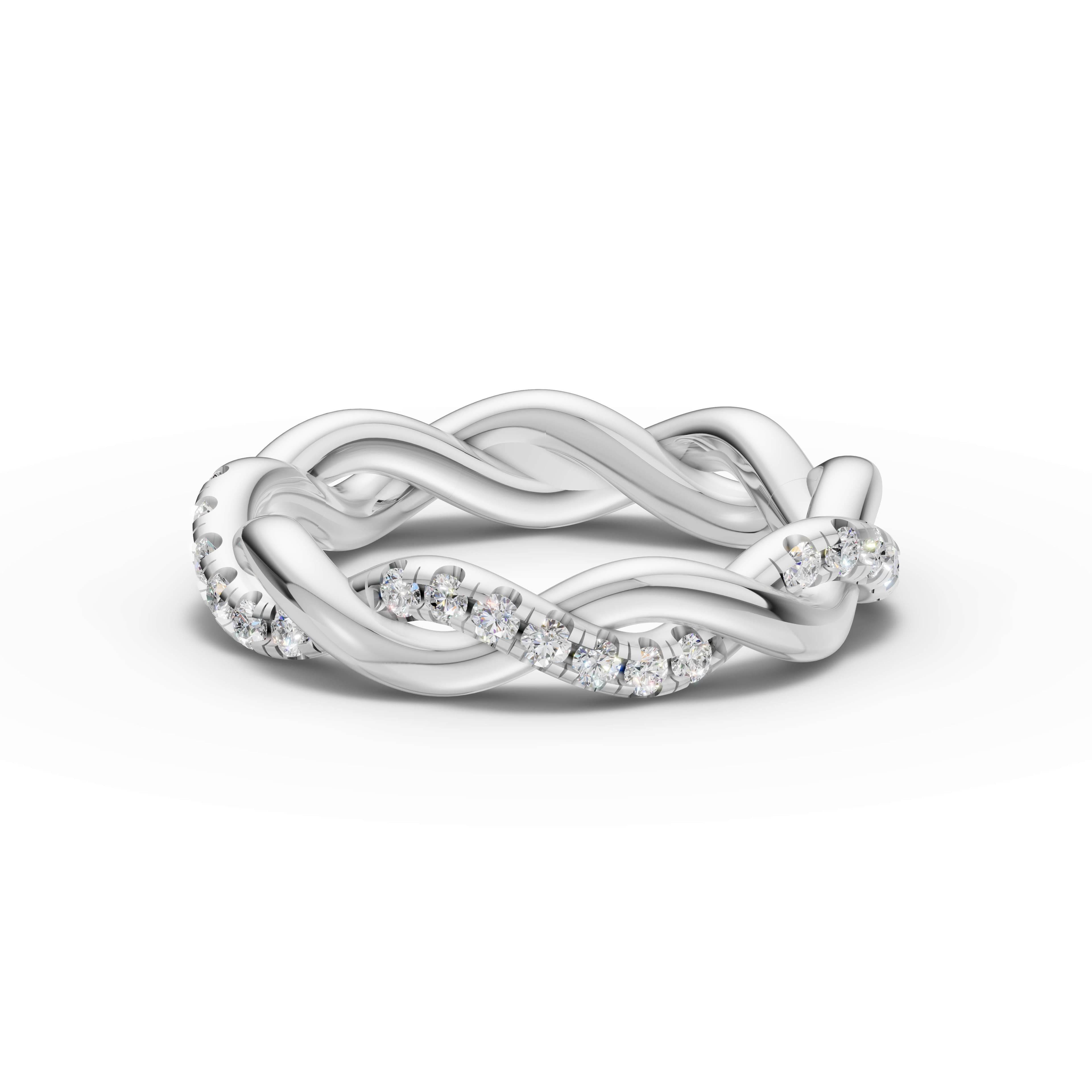 Glen Round Pave Band