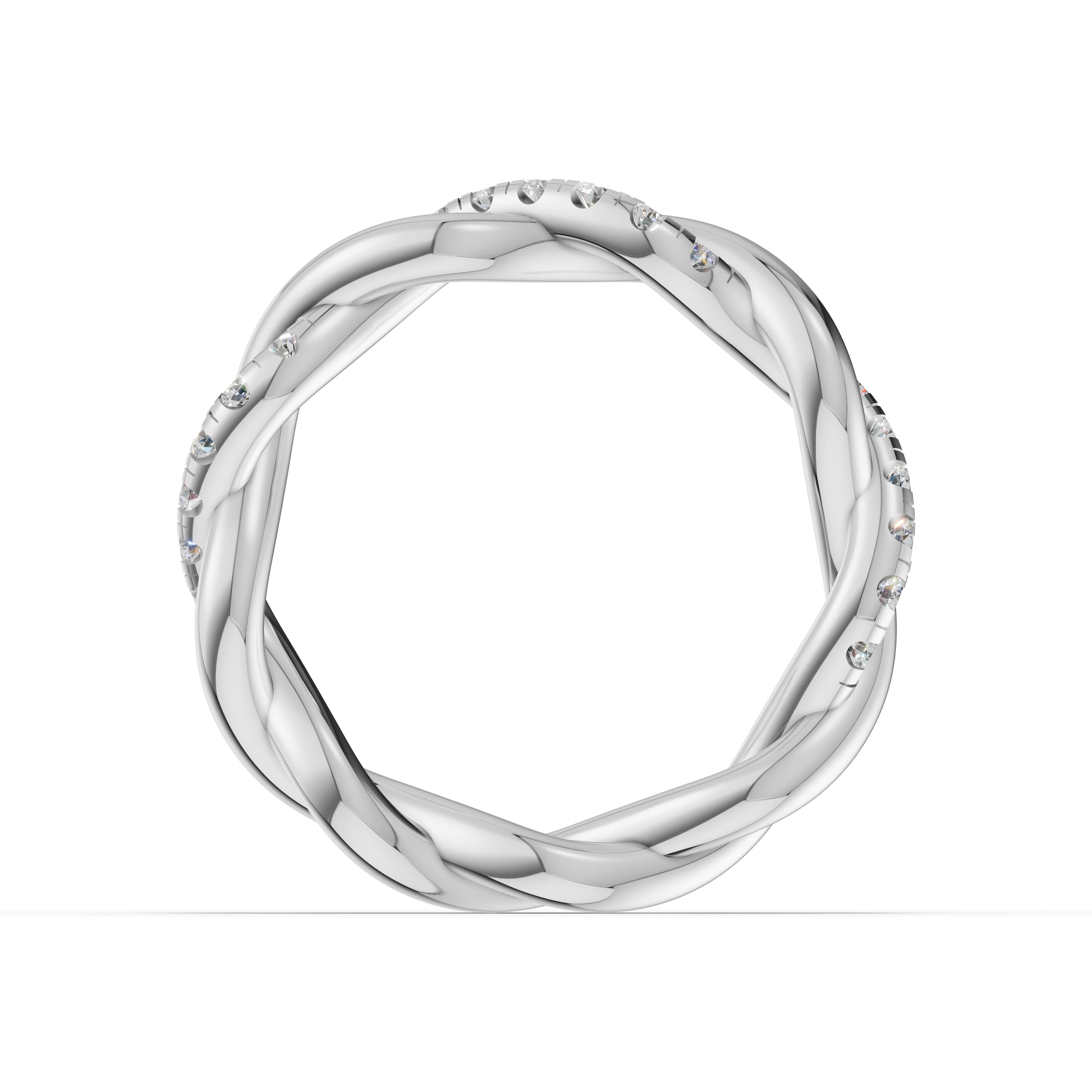 Glen Round Pave Band