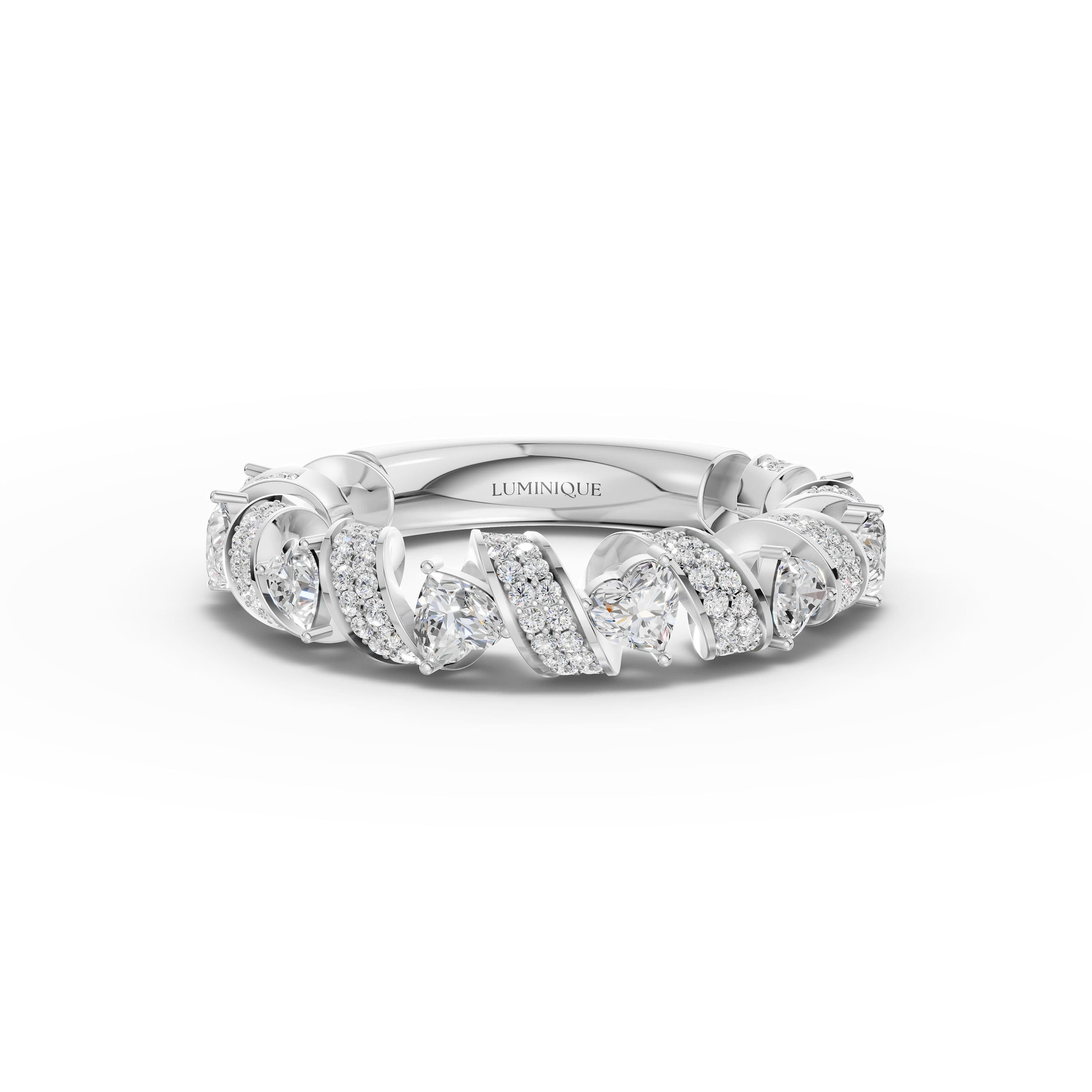 Doucette Heart Swirl Ring