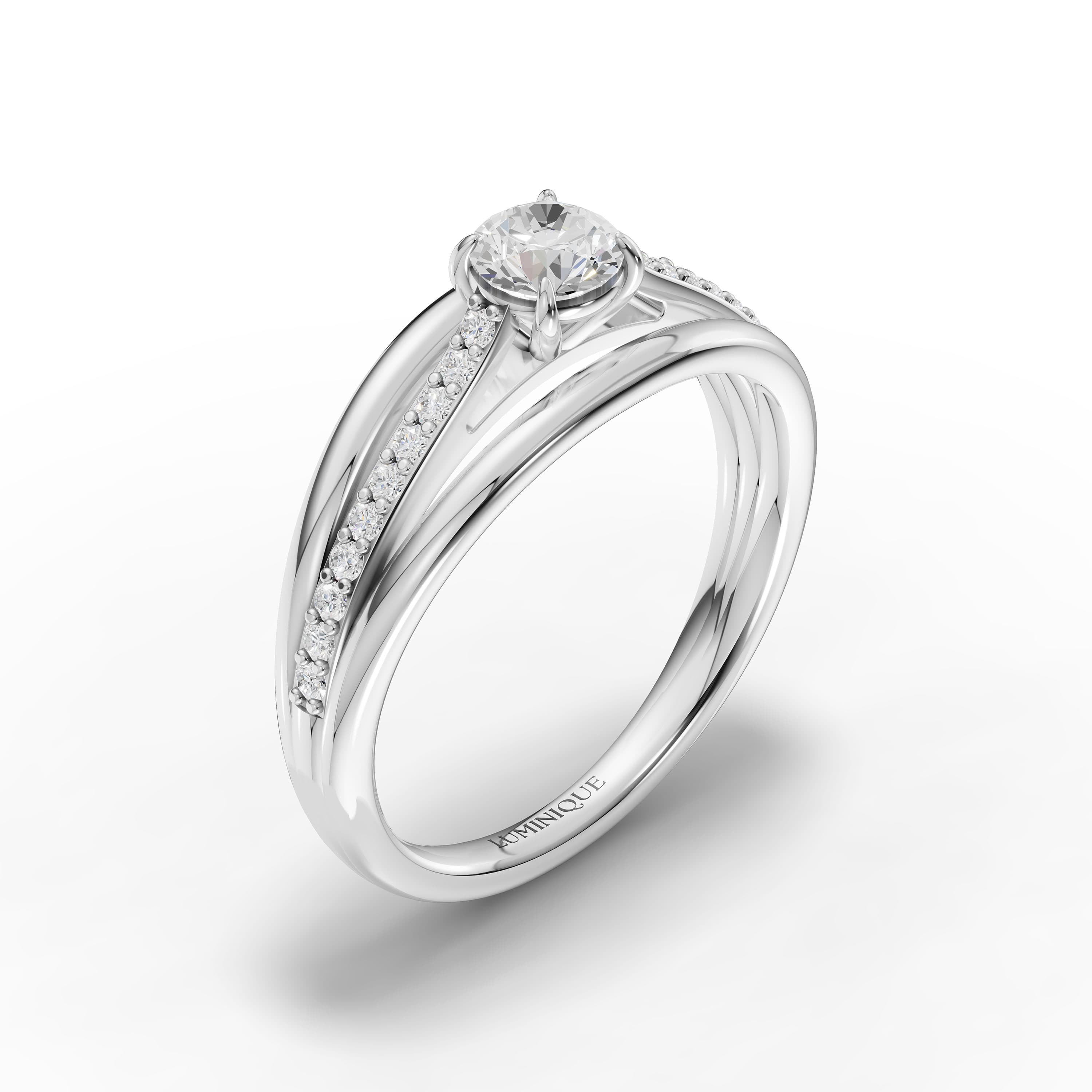Dell Round Pave Ring
