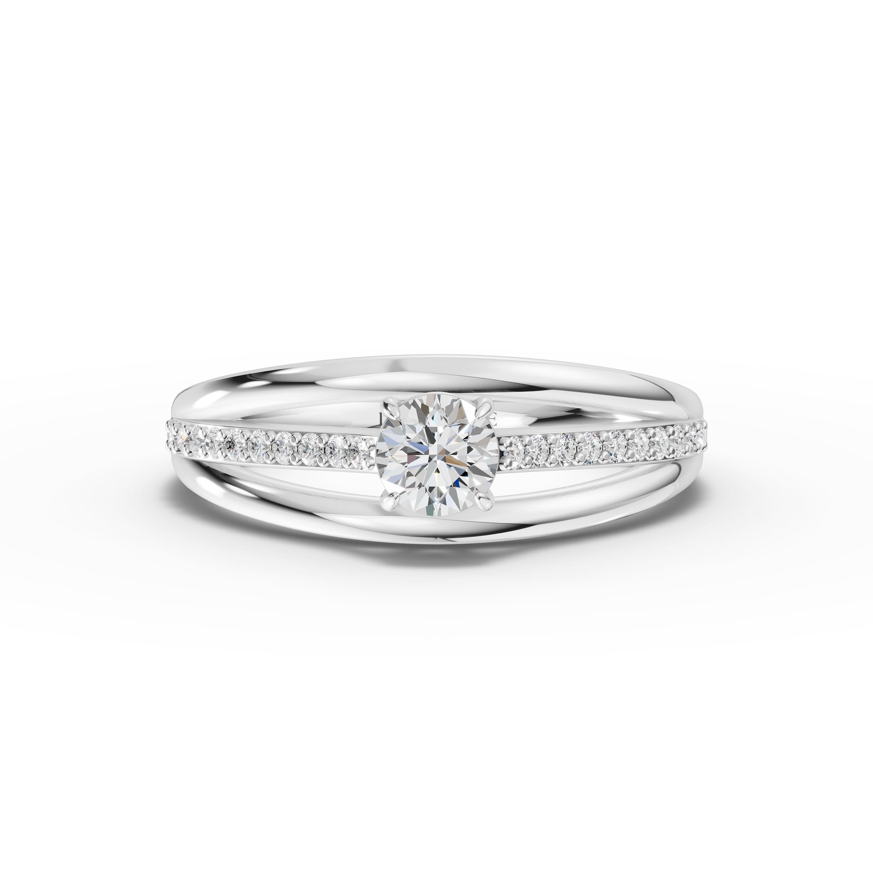 Dell Round Pave Ring