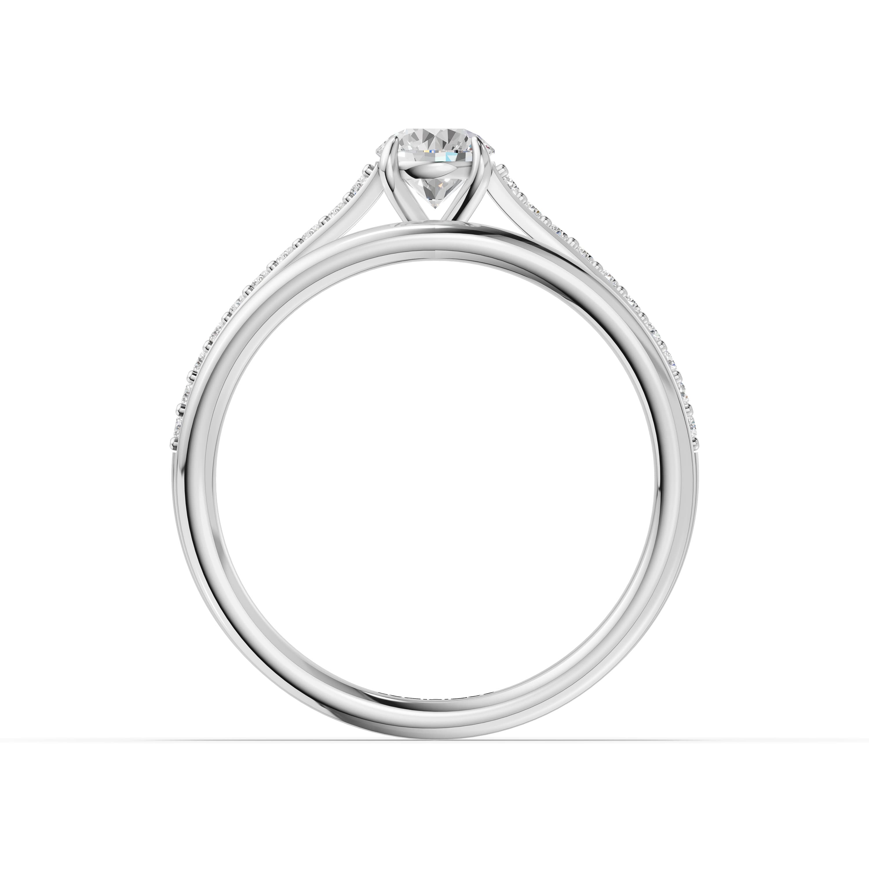 Dell Round Pave Ring