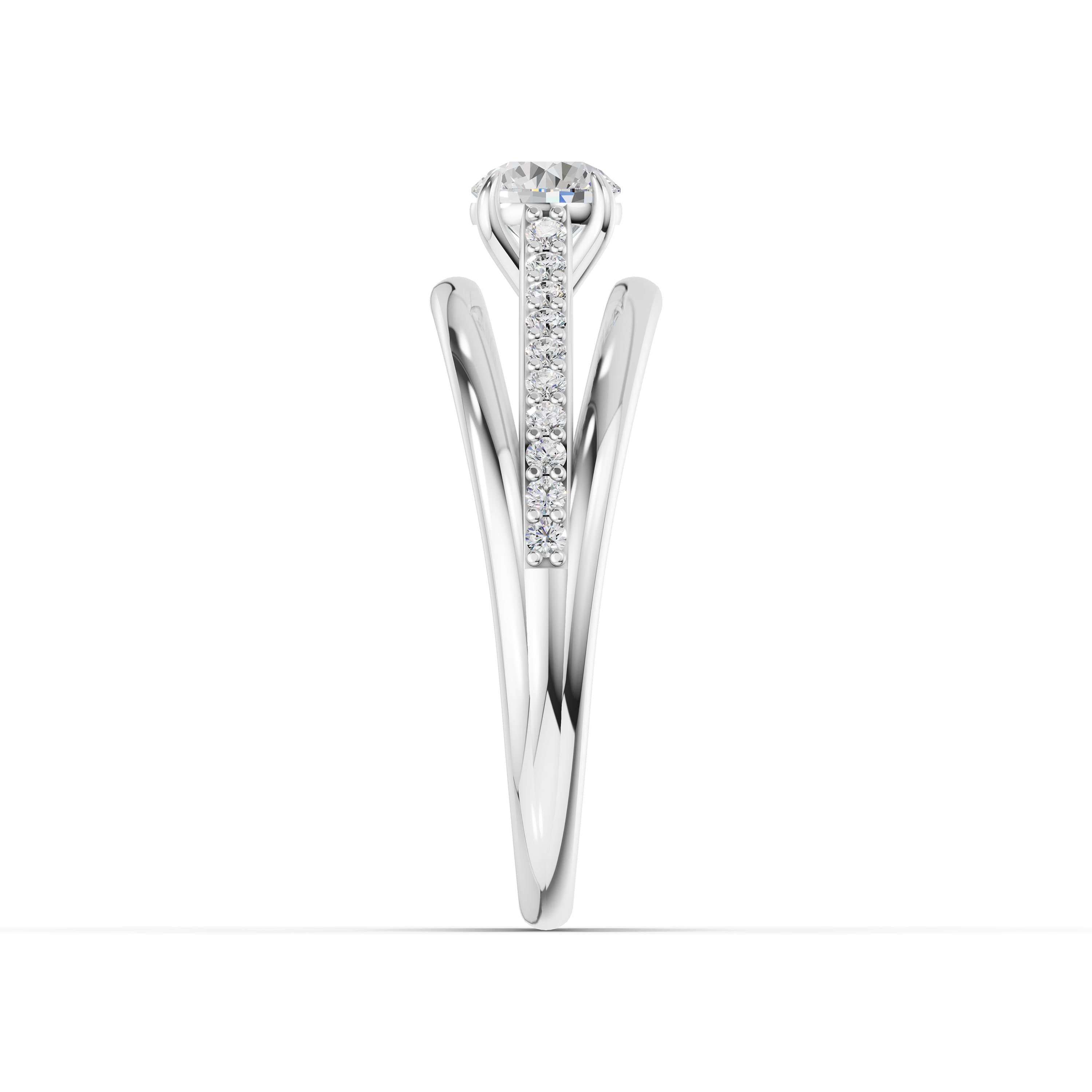 Dell Round Pave Ring