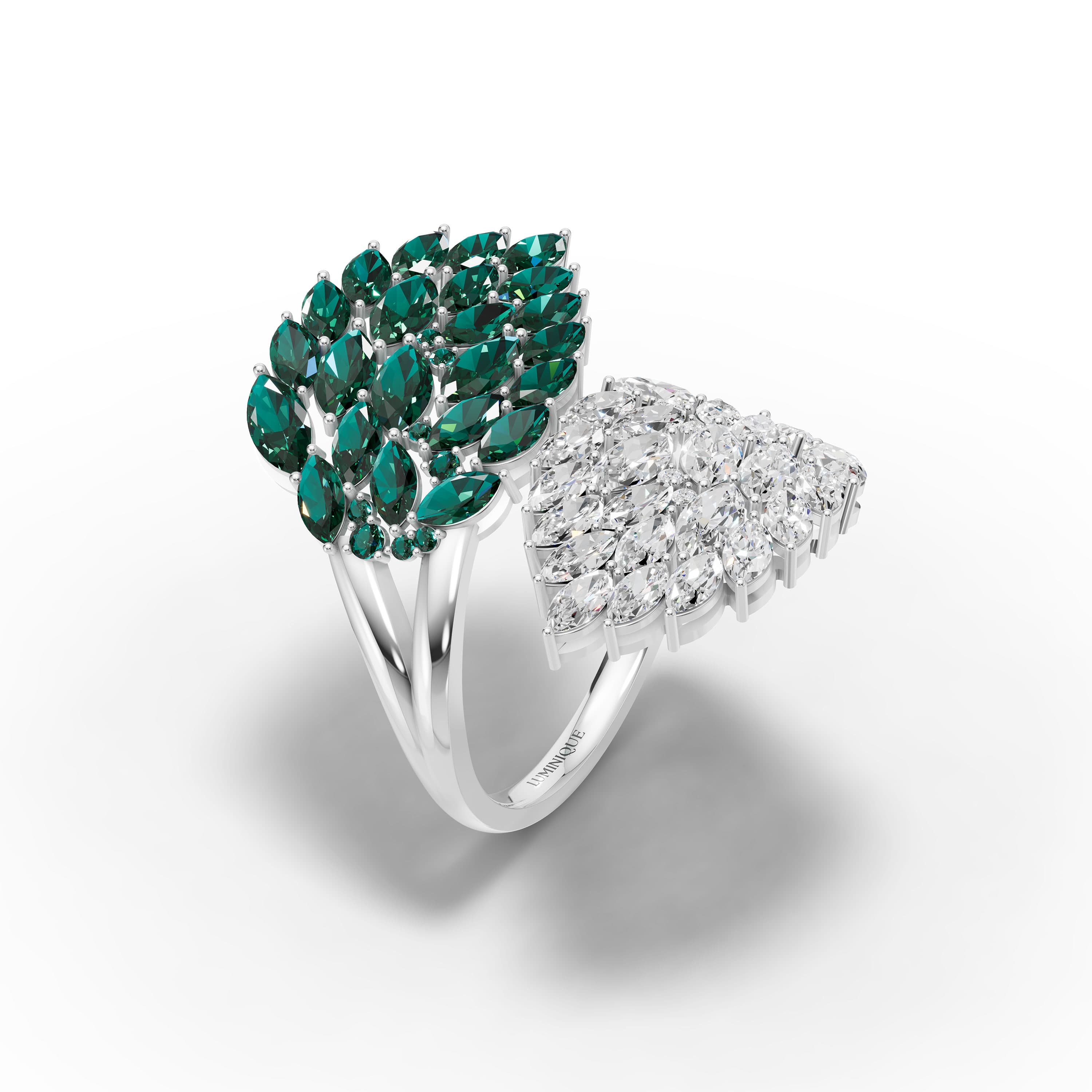 Fjord Marquise Cluster Ring