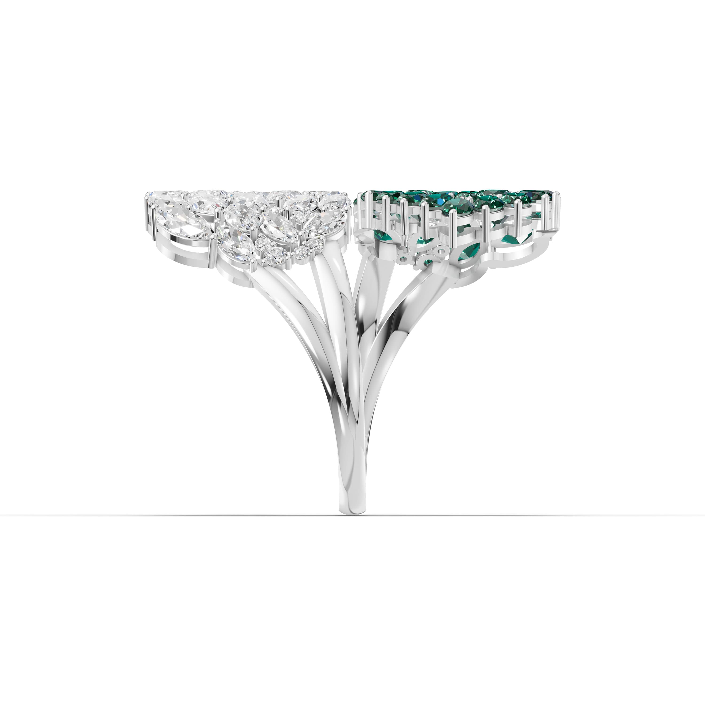 Fjord Marquise Cluster Ring